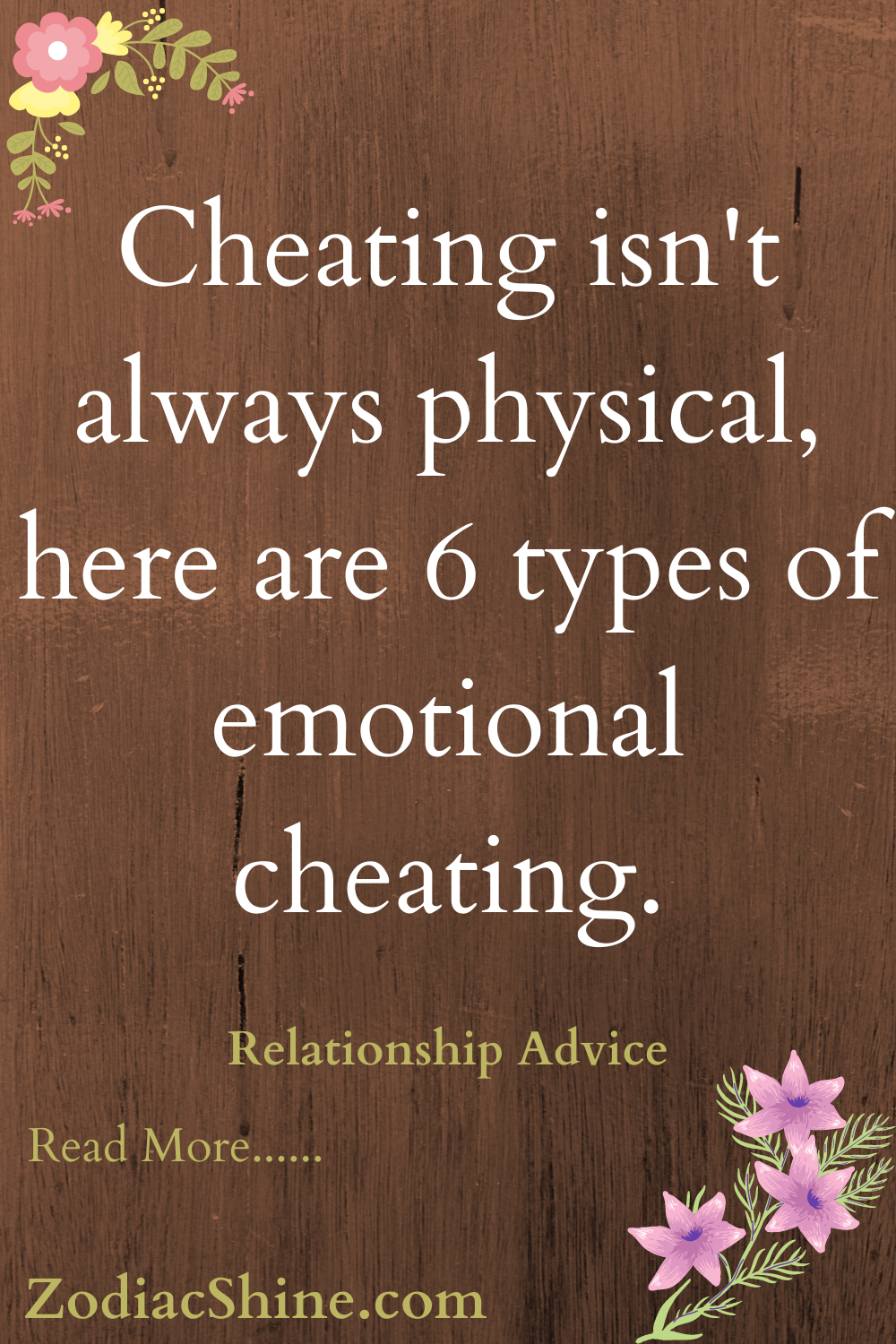 Cheating isn't always physical, here are 6 types of emotional cheating