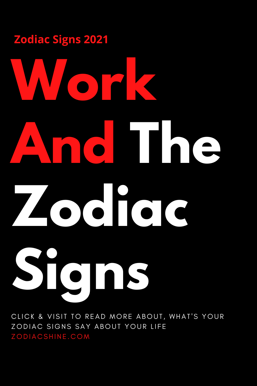 Work And The Zodiac Signs