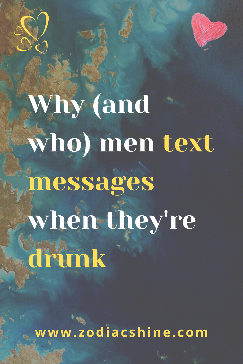 Why (and who) men text messages when they're drunk