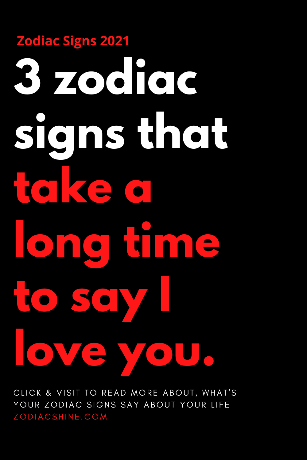 3 zodiac signs that take a long time to say I love you.