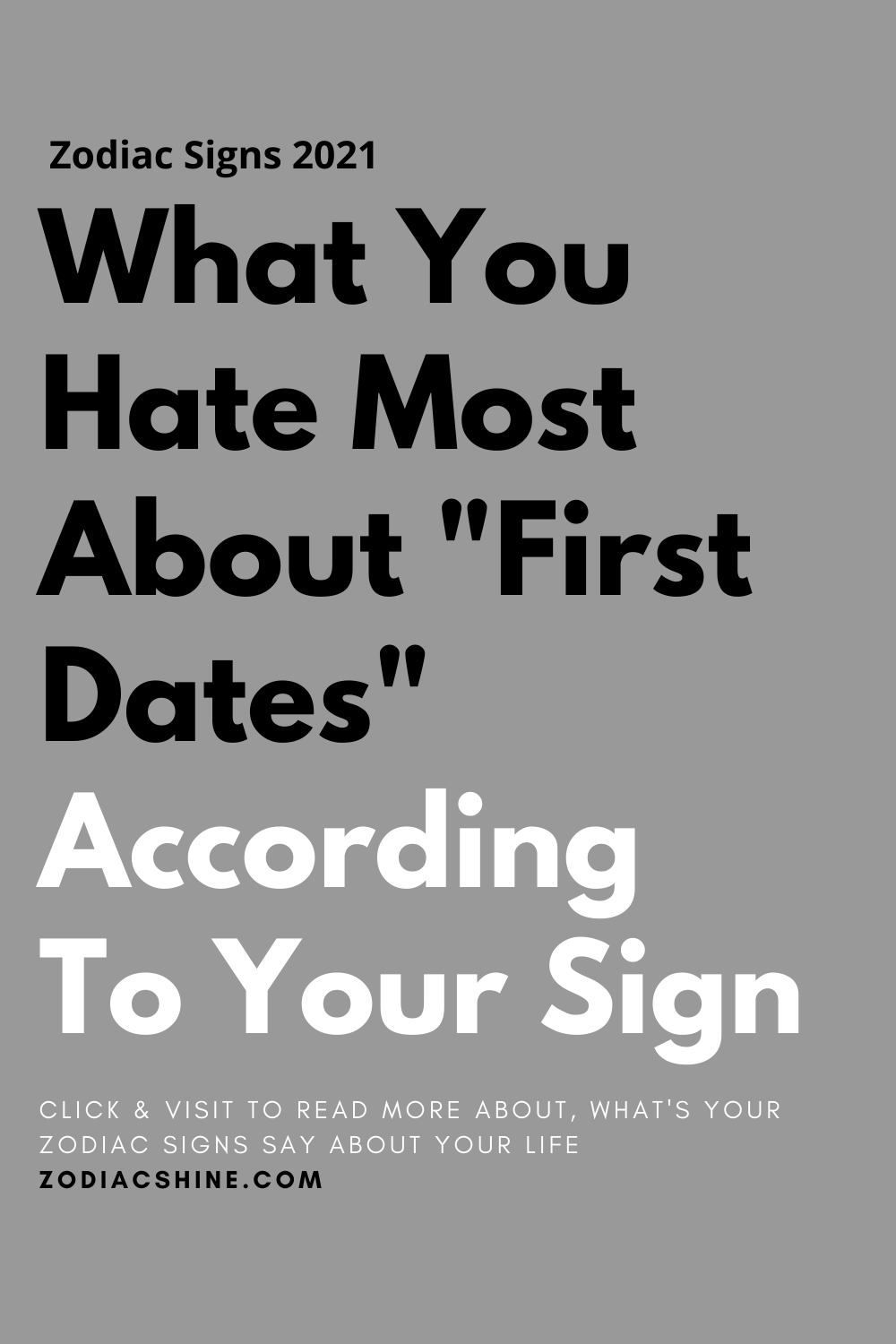 What You Hate Most About "First Dates" According To Your Sign