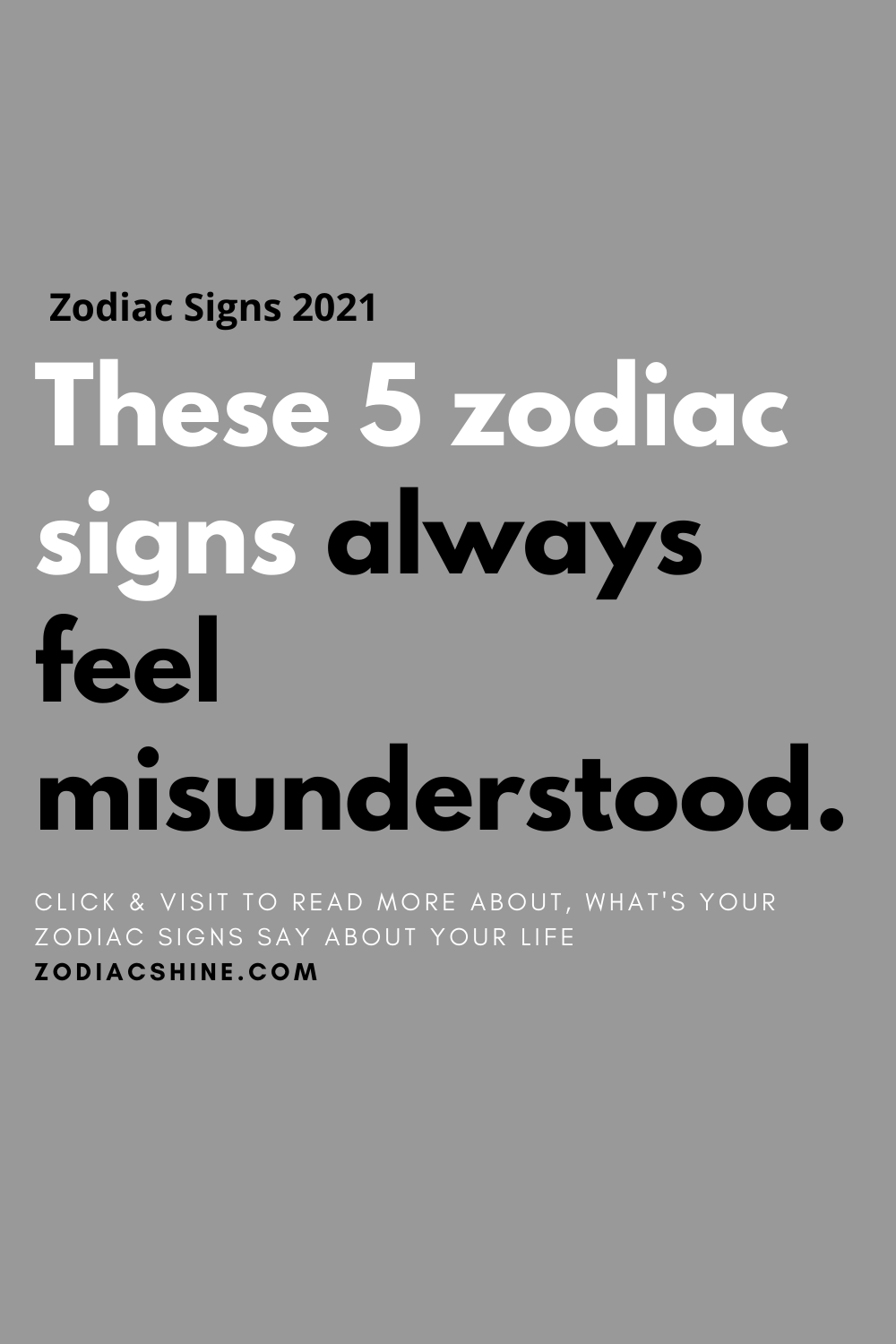These 5 zodiac signs always feel misunderstood.