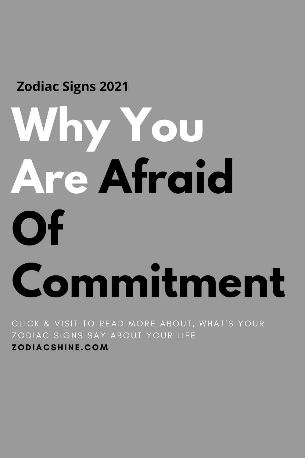 Why You Are Afraid Of Commitment
