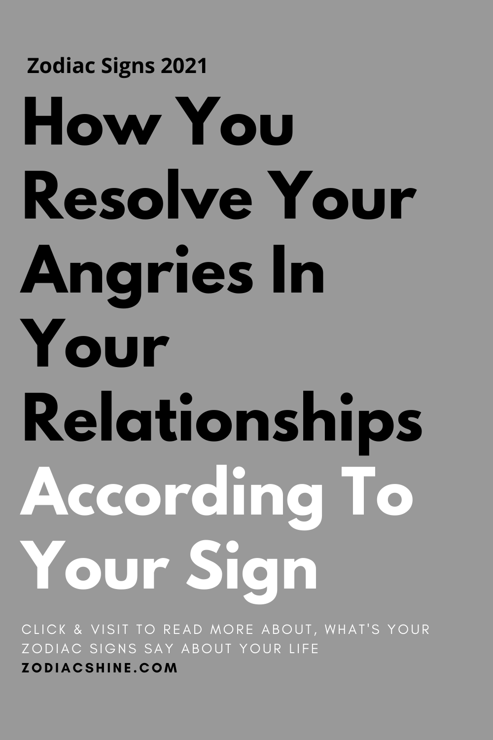 How You Resolve Your Angries In Your Relationships According To Your Sign