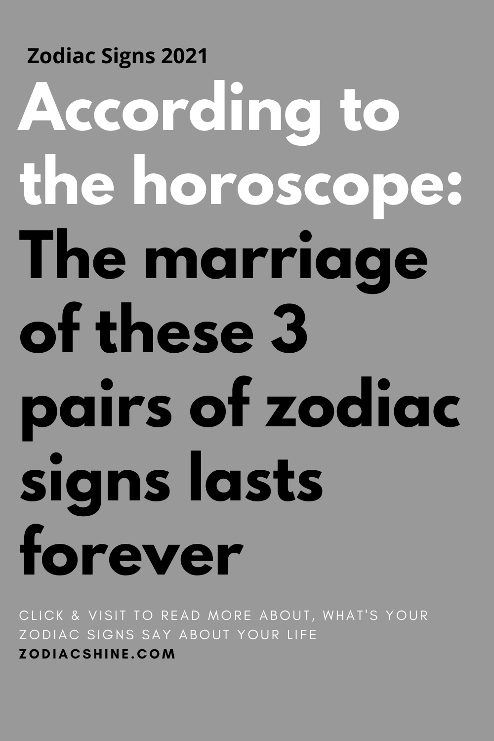 According to the horoscope The marriage of these 3 pairs of zodiac signs lasts forever