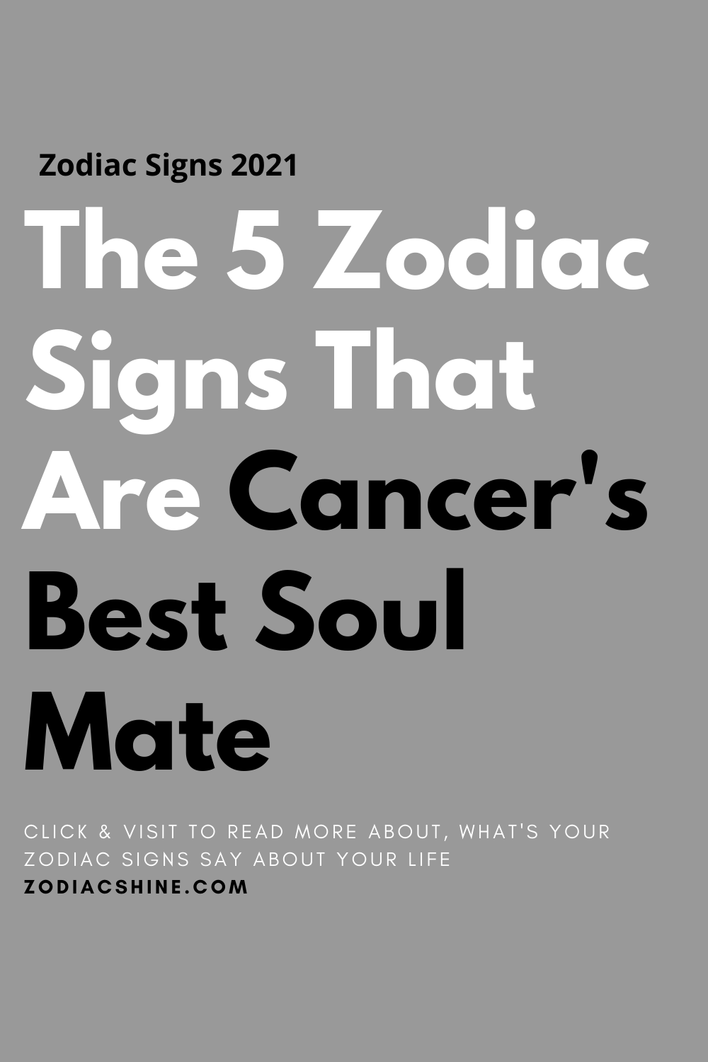 The 5 Zodiac Signs That Are Cancer's Best Soul Mate