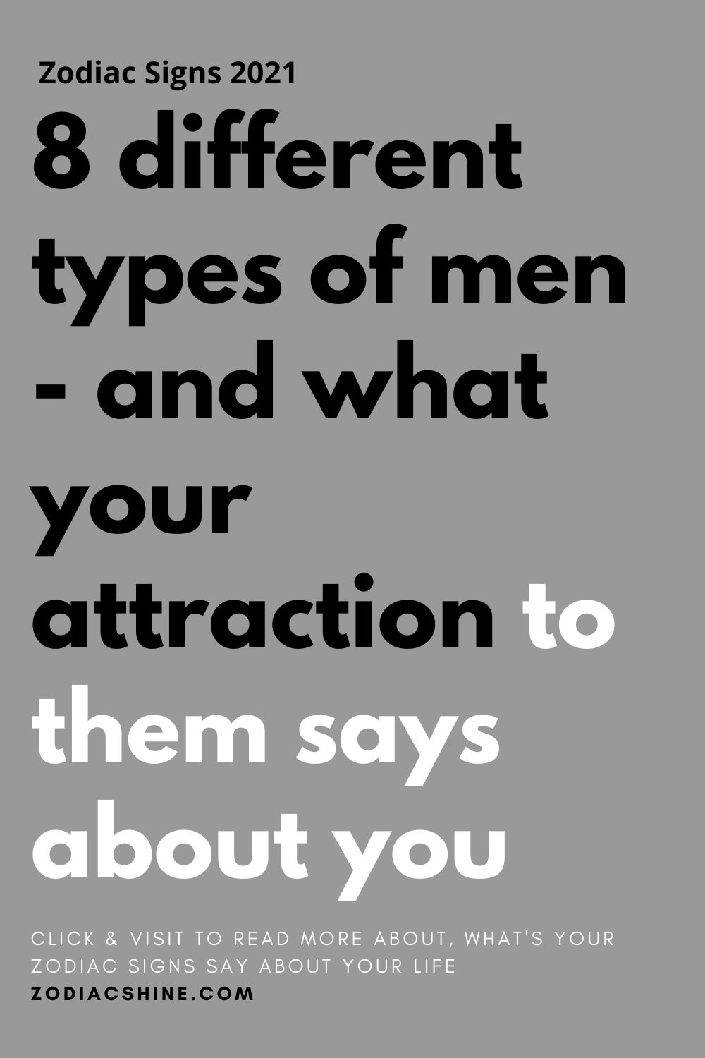 8 different types of men and what your attraction to them says about you