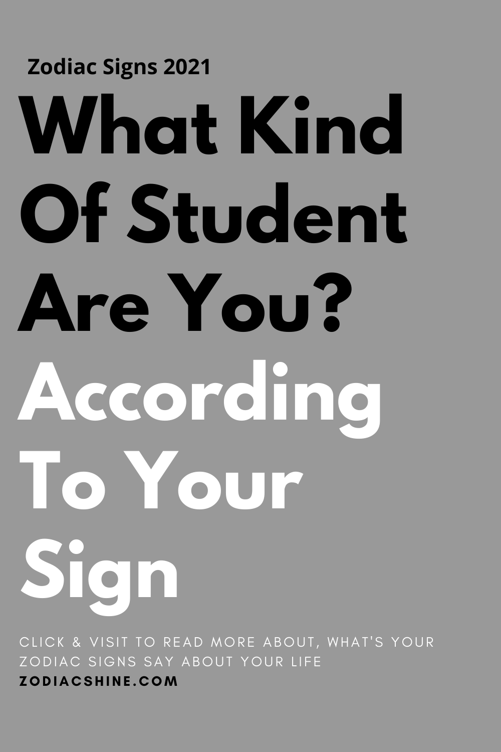What Kind Of Student Are You? According To Your Sign