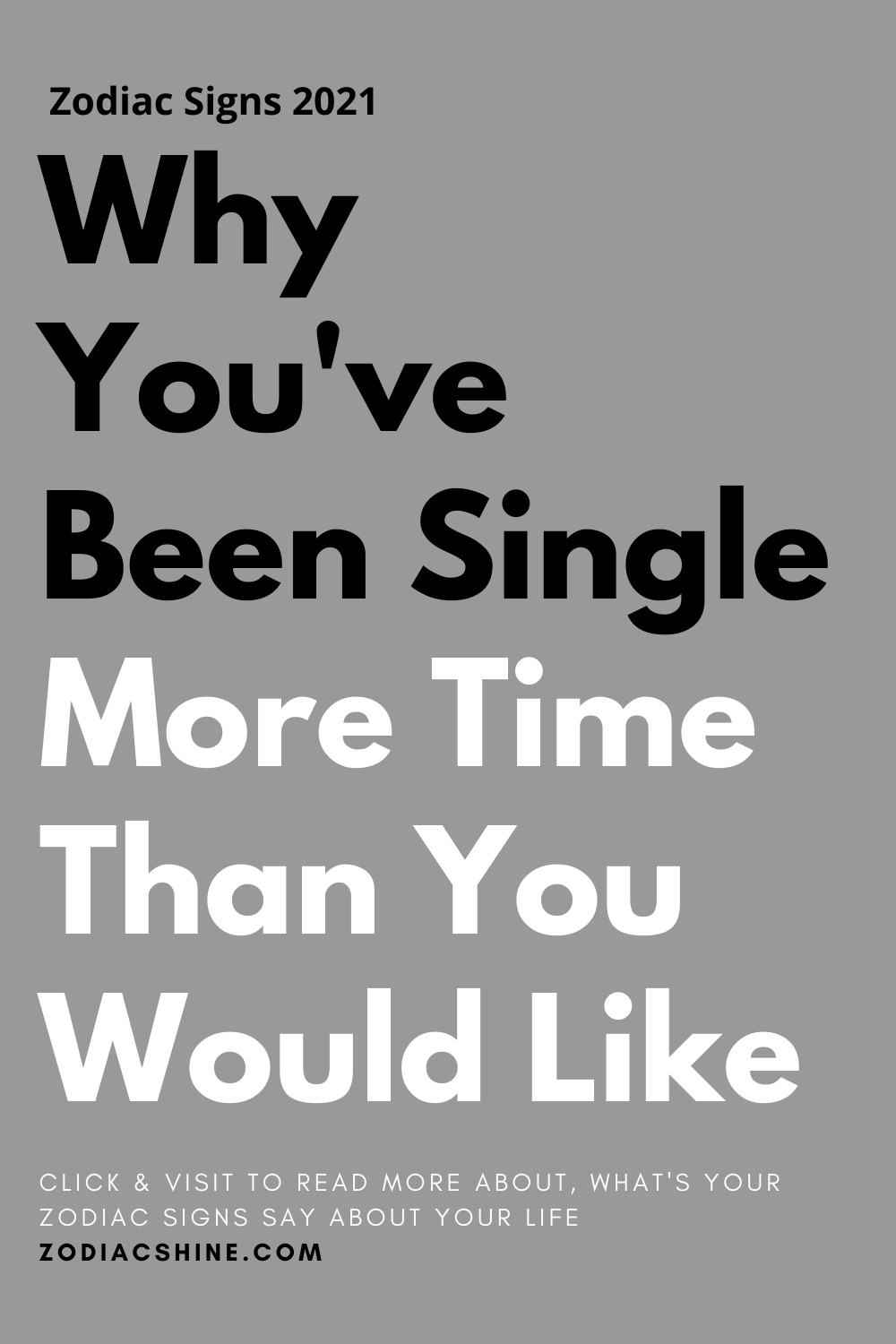 Why You've Been Single More Time Than You Would Like