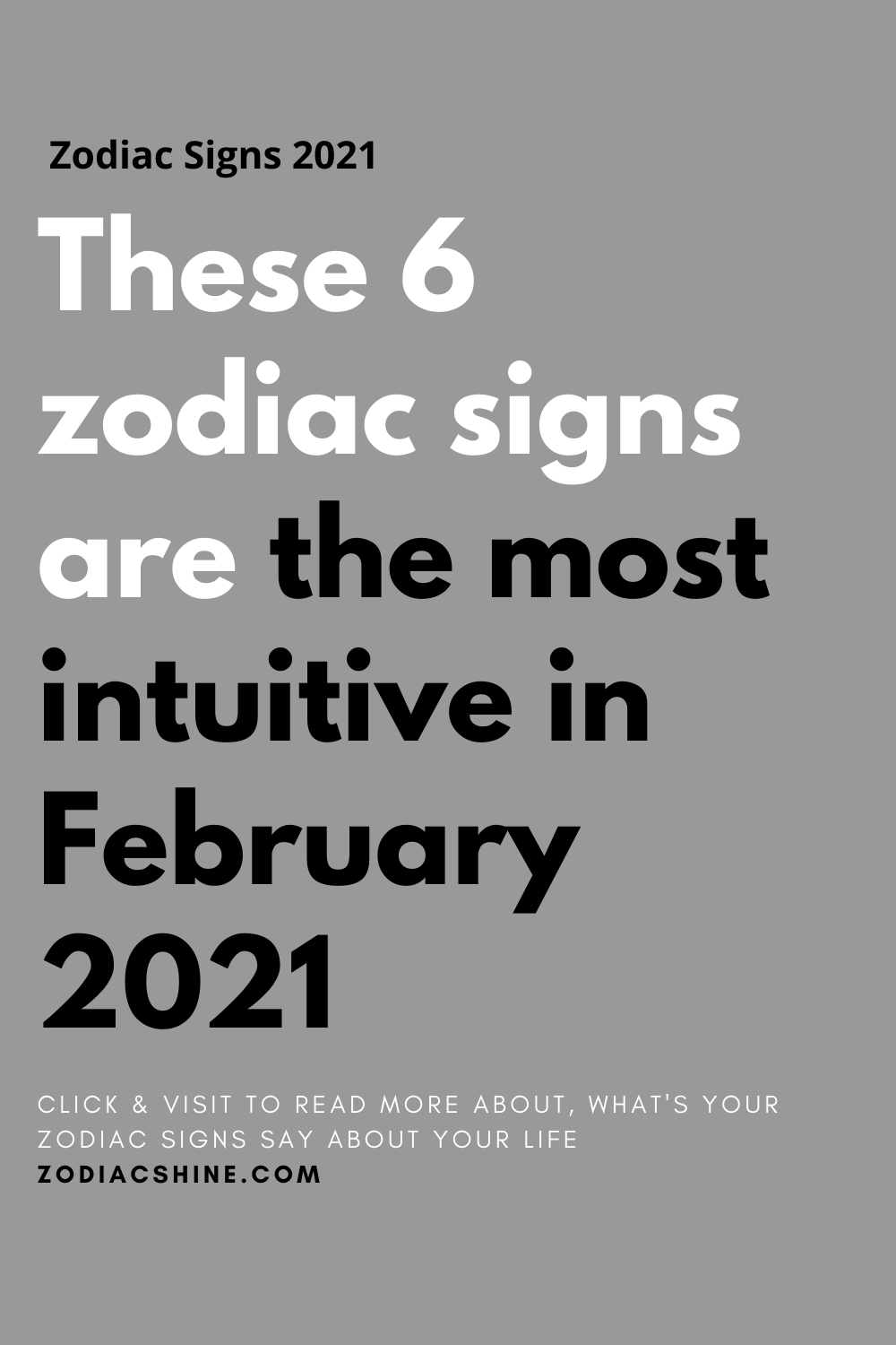 These 6 zodiac signs are the most intuitive in February 2021