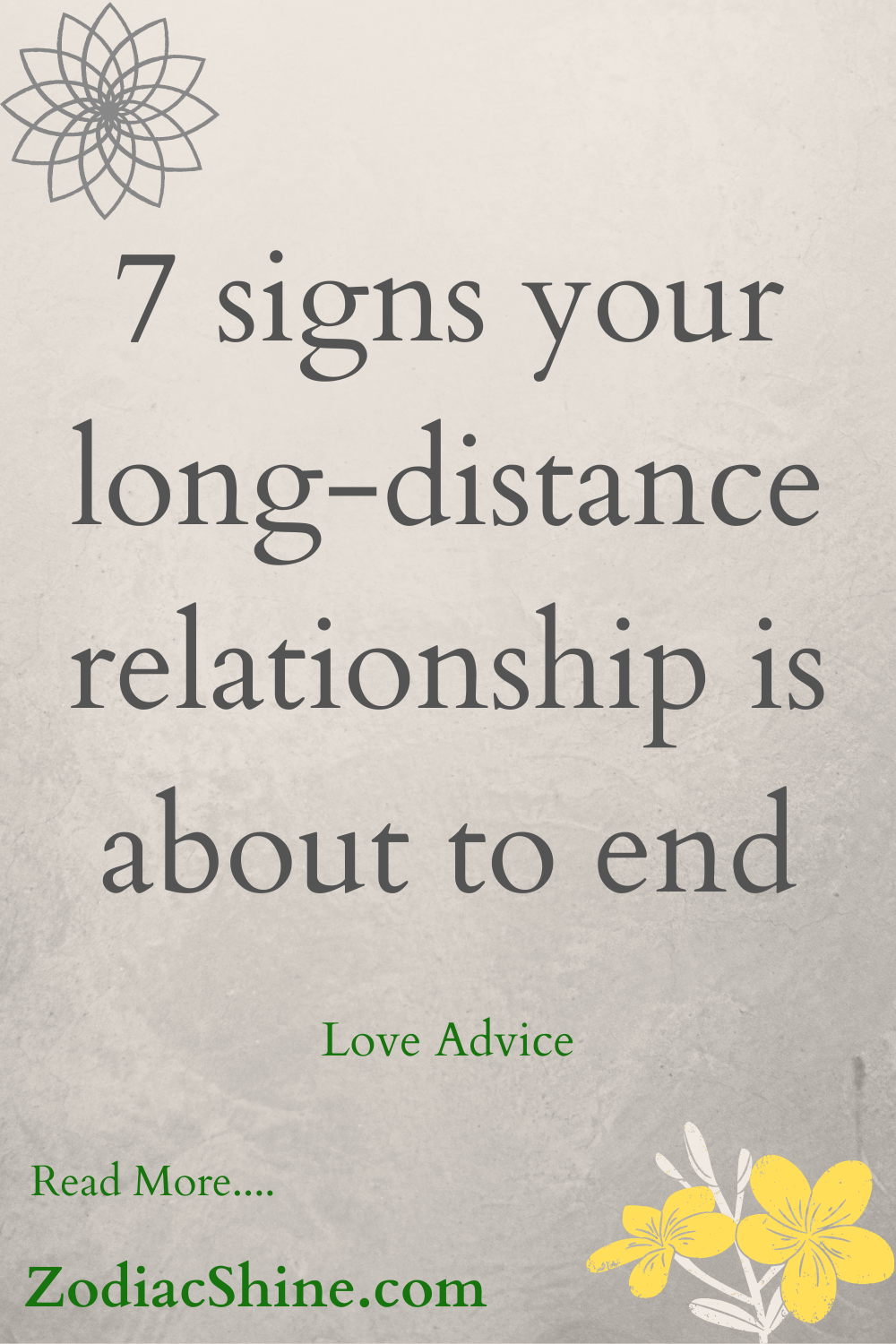 7 signs your long-distance relationship is about to end