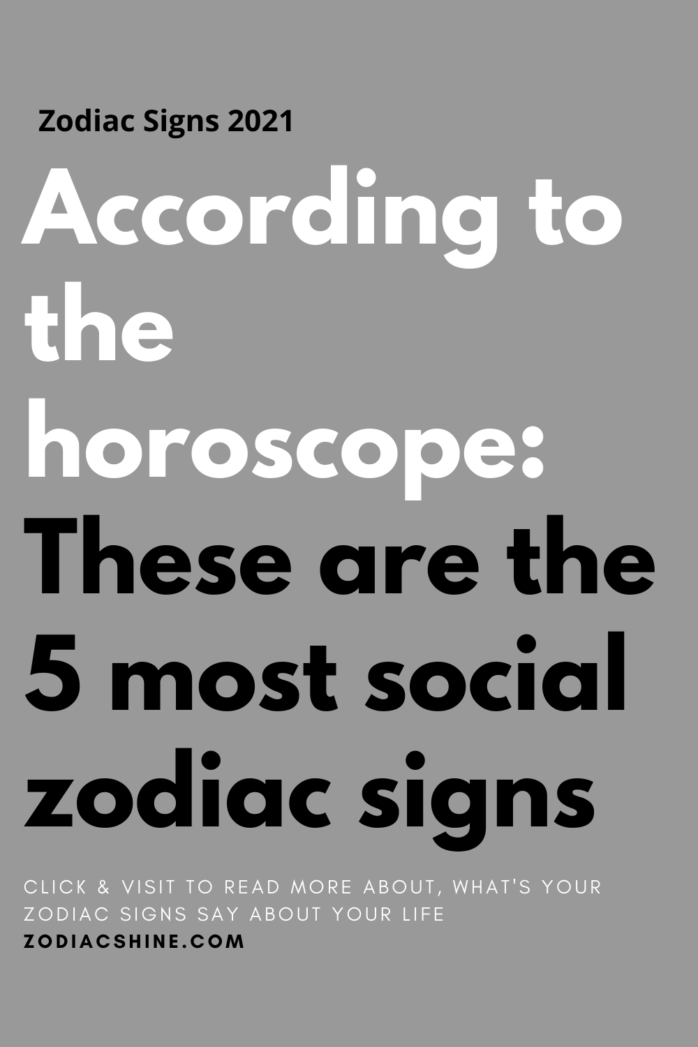 According to the horoscope: These are the 5 most social zodiac signs
