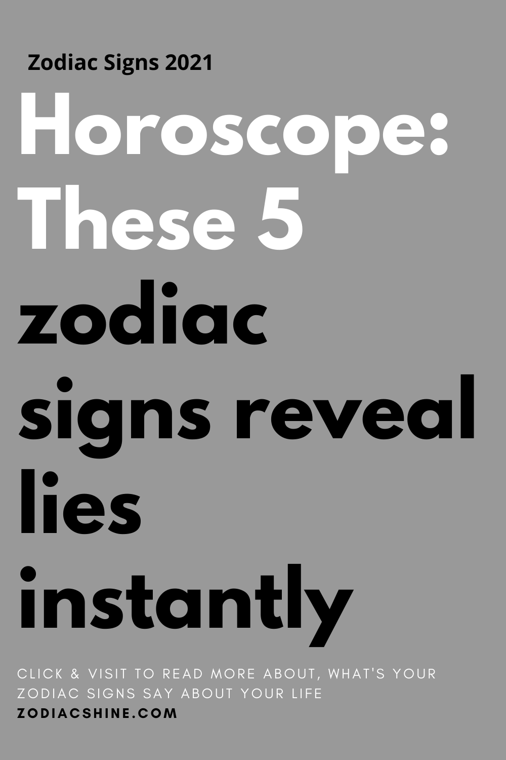 Horoscope: These 5 zodiac signs reveal lies instantly