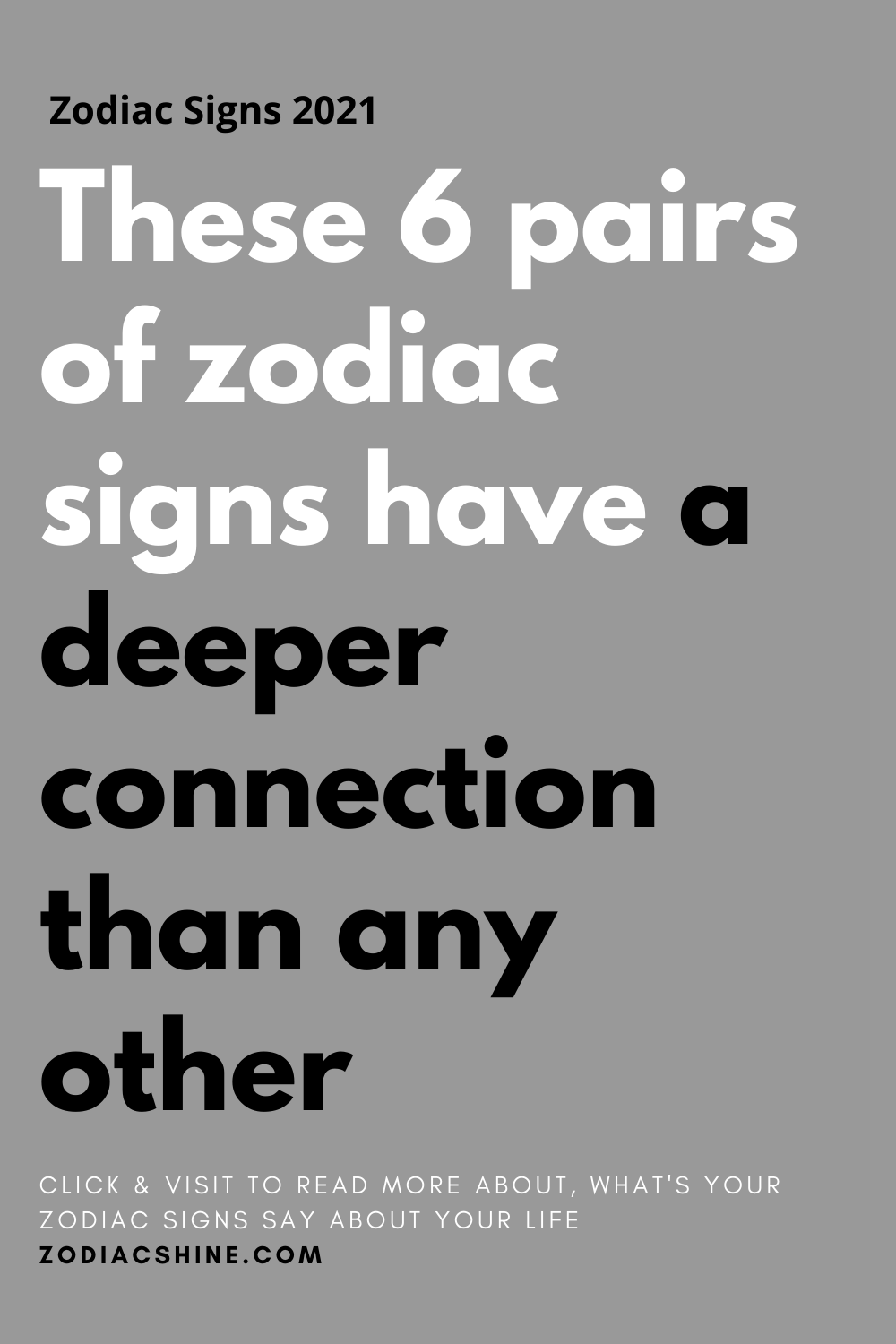 These 6 pairs of zodiac signs have a deeper connection than any other