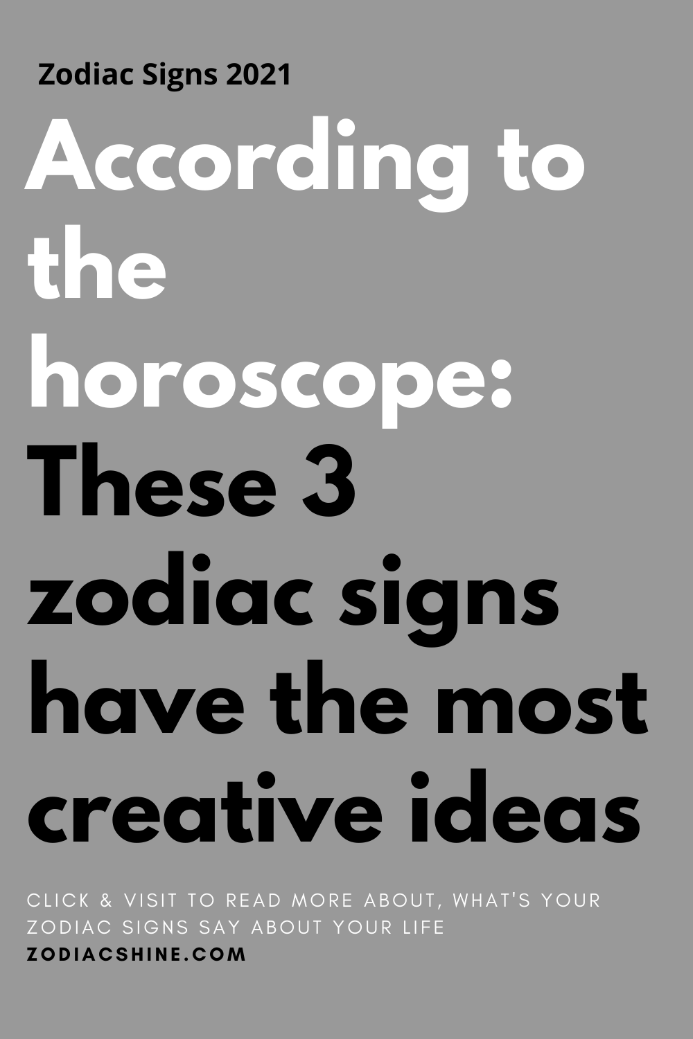 According to the horoscope: These 3 zodiac signs have the most creative ideas