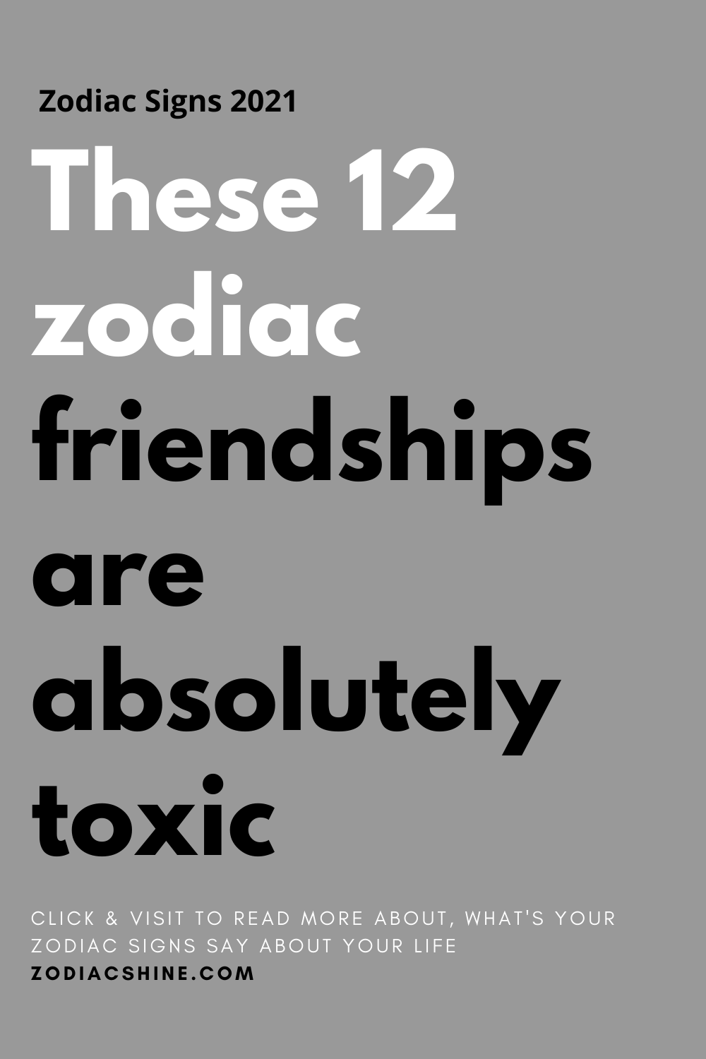 These 12 zodiac friendships are absolutely toxic