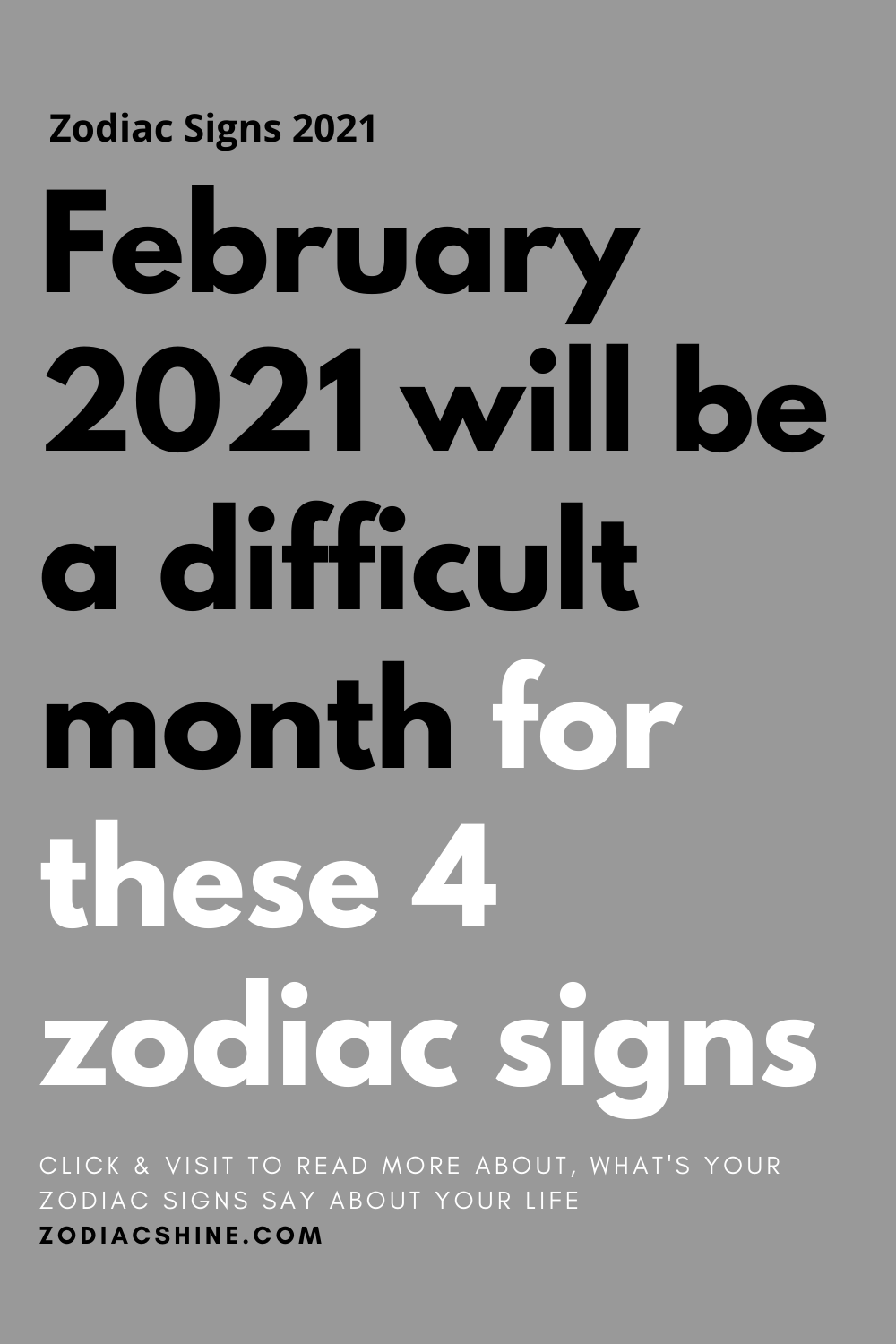 February 2021 will be a difficult month for these 4 zodiac signs