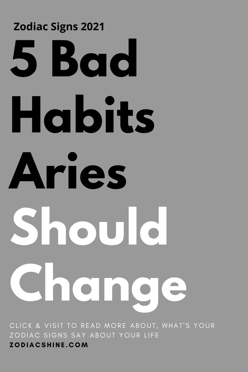 5 Bad Habits Aries Should Change