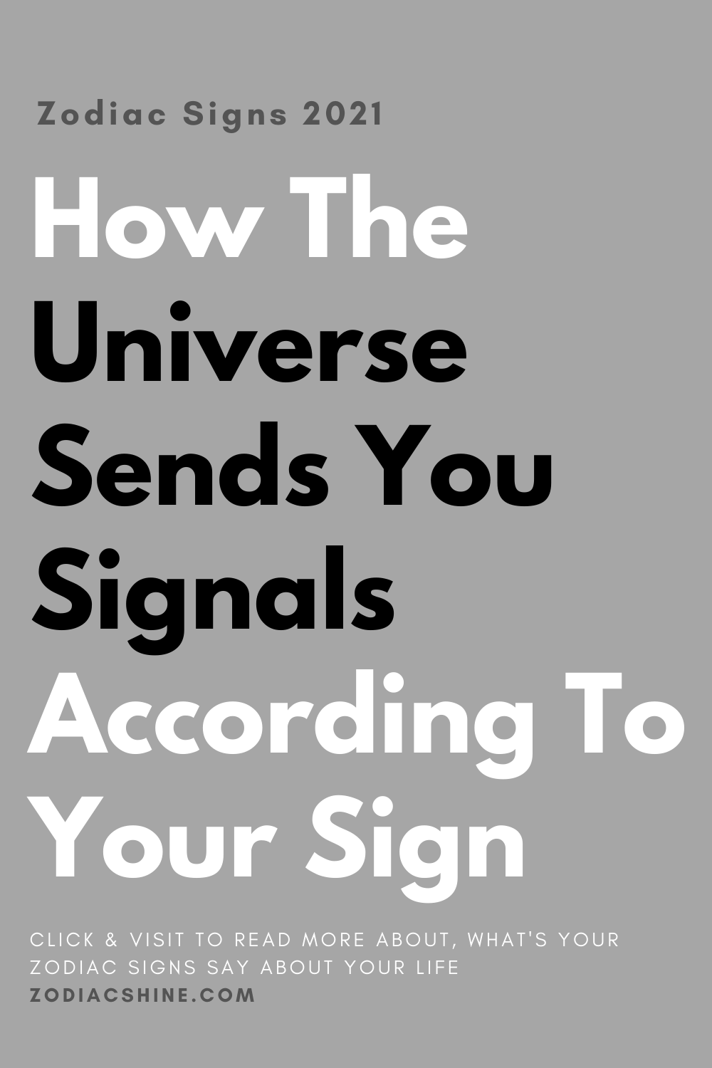 How The Universe Sends You Signals According To Your Sign