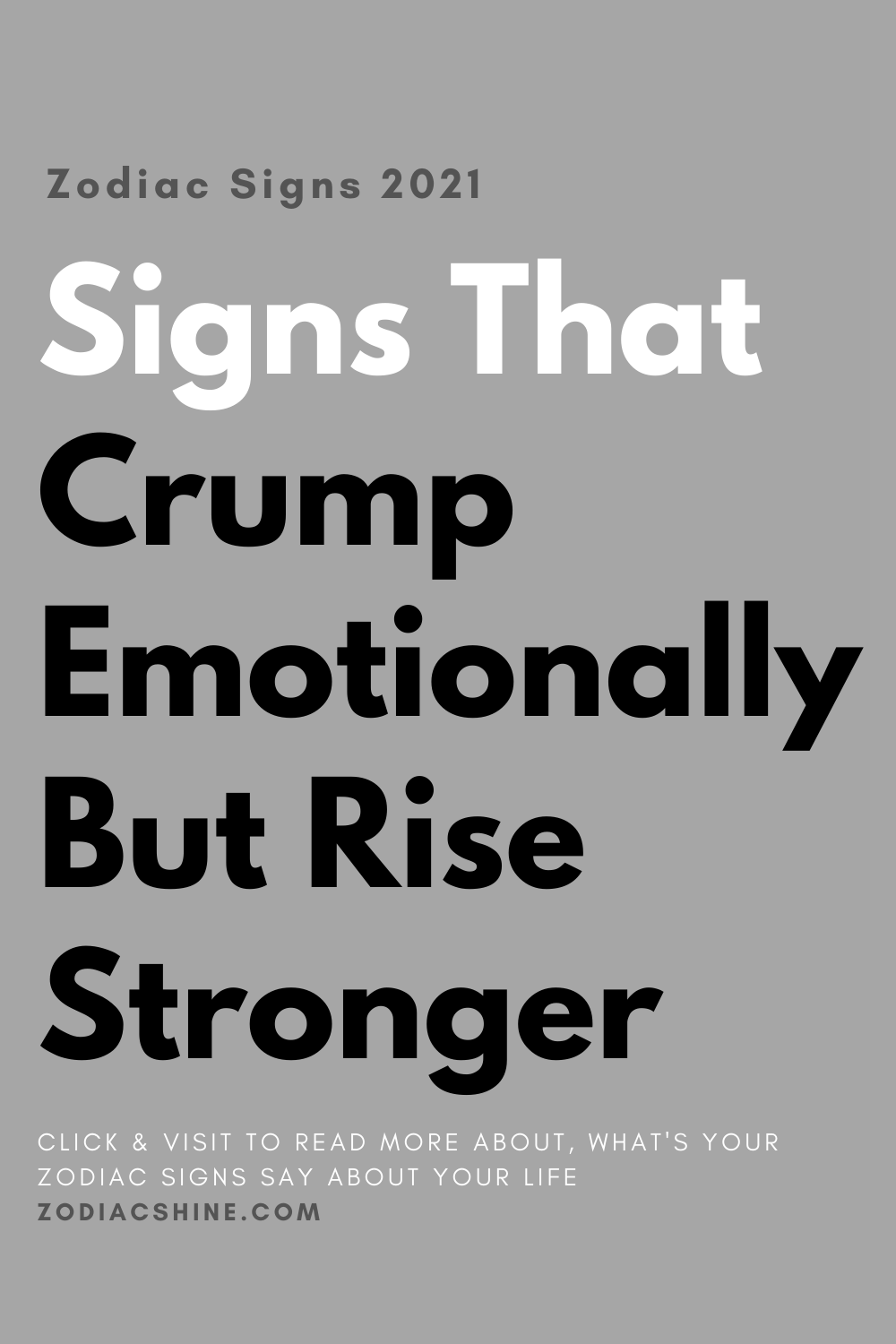 Signs That Crump Emotionally But Rise Stronger