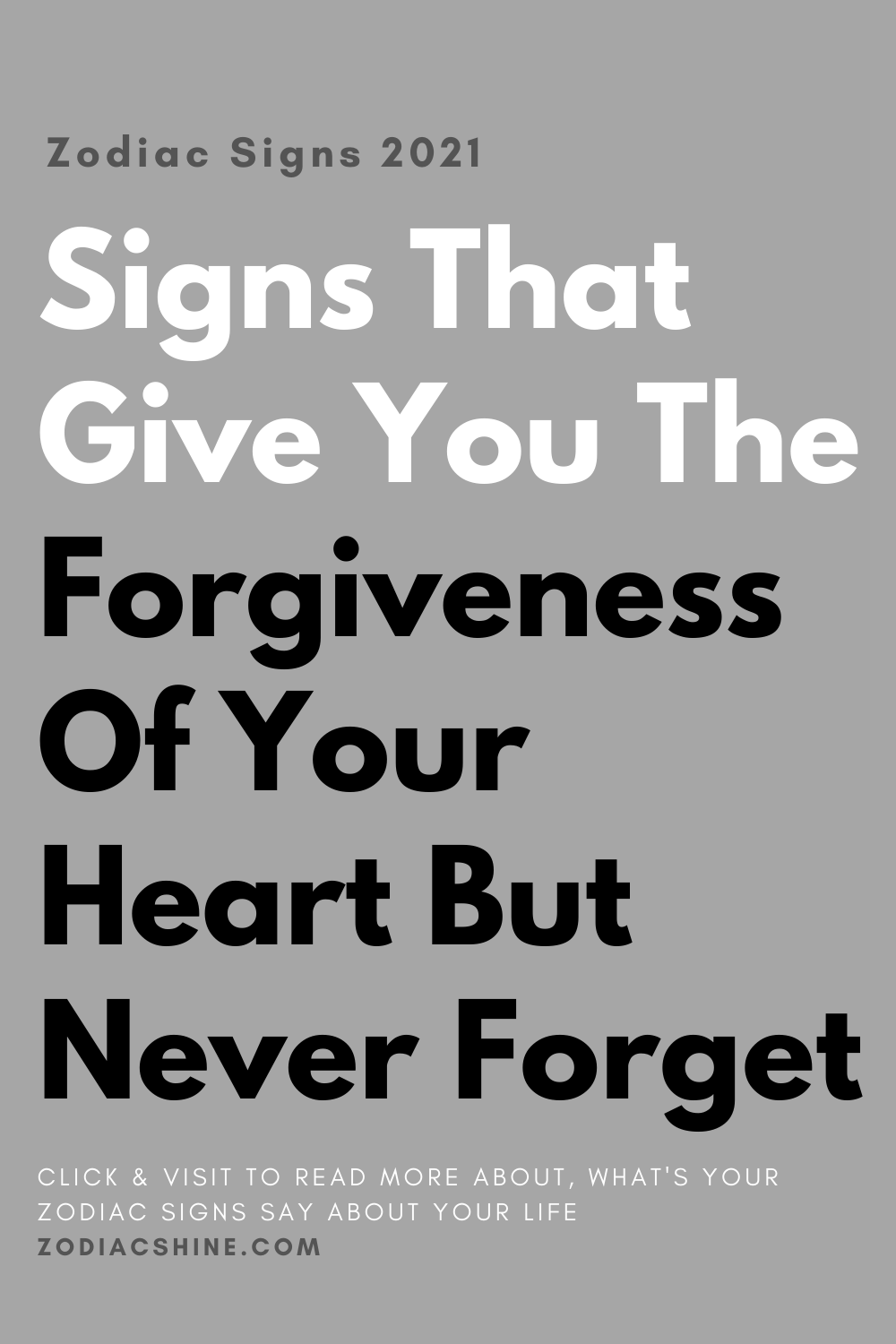 Signs That Give You The Forgiveness Of Your Heart But Never Forget