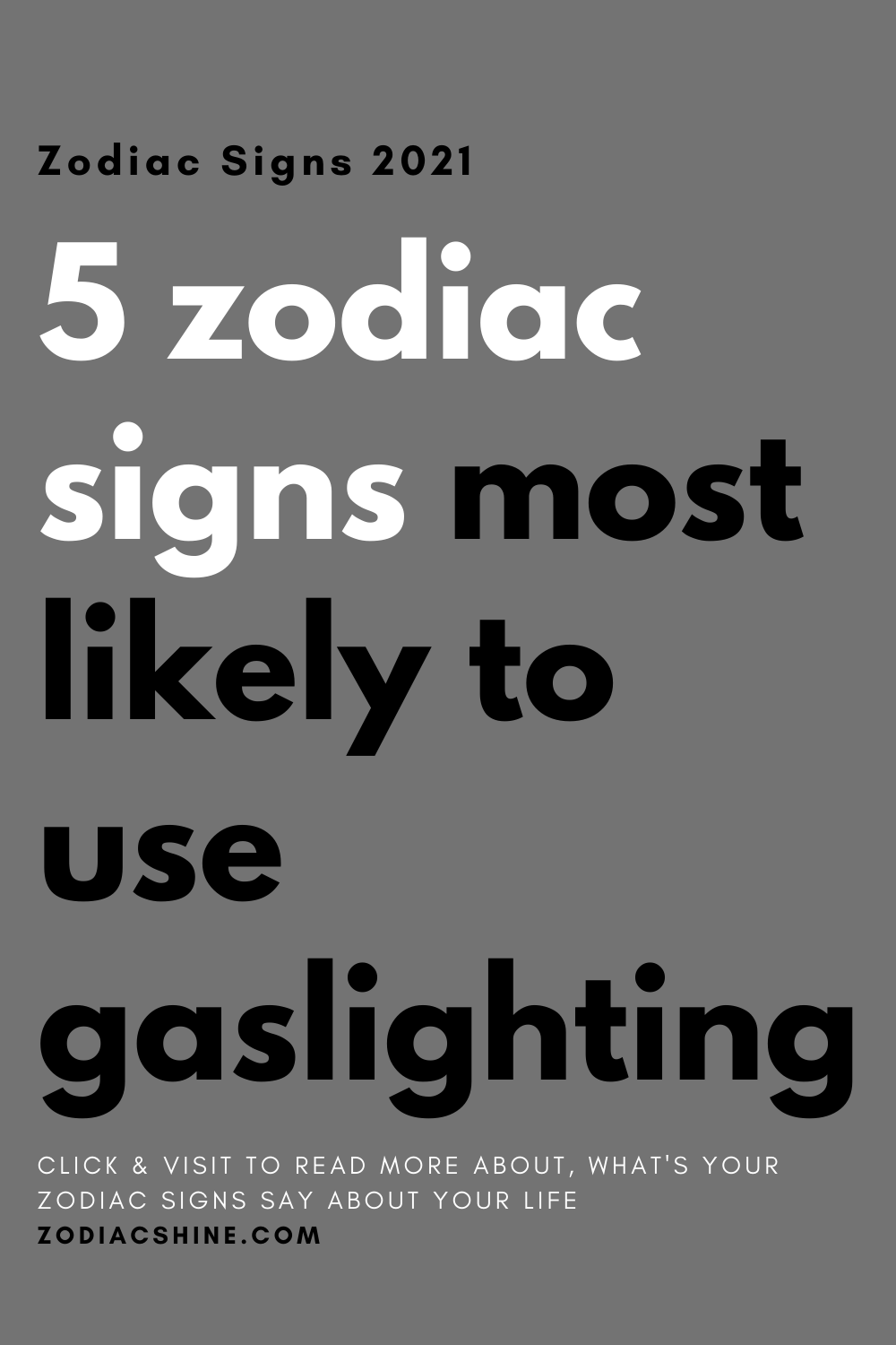 5 zodiac signs most likely to use gaslighting