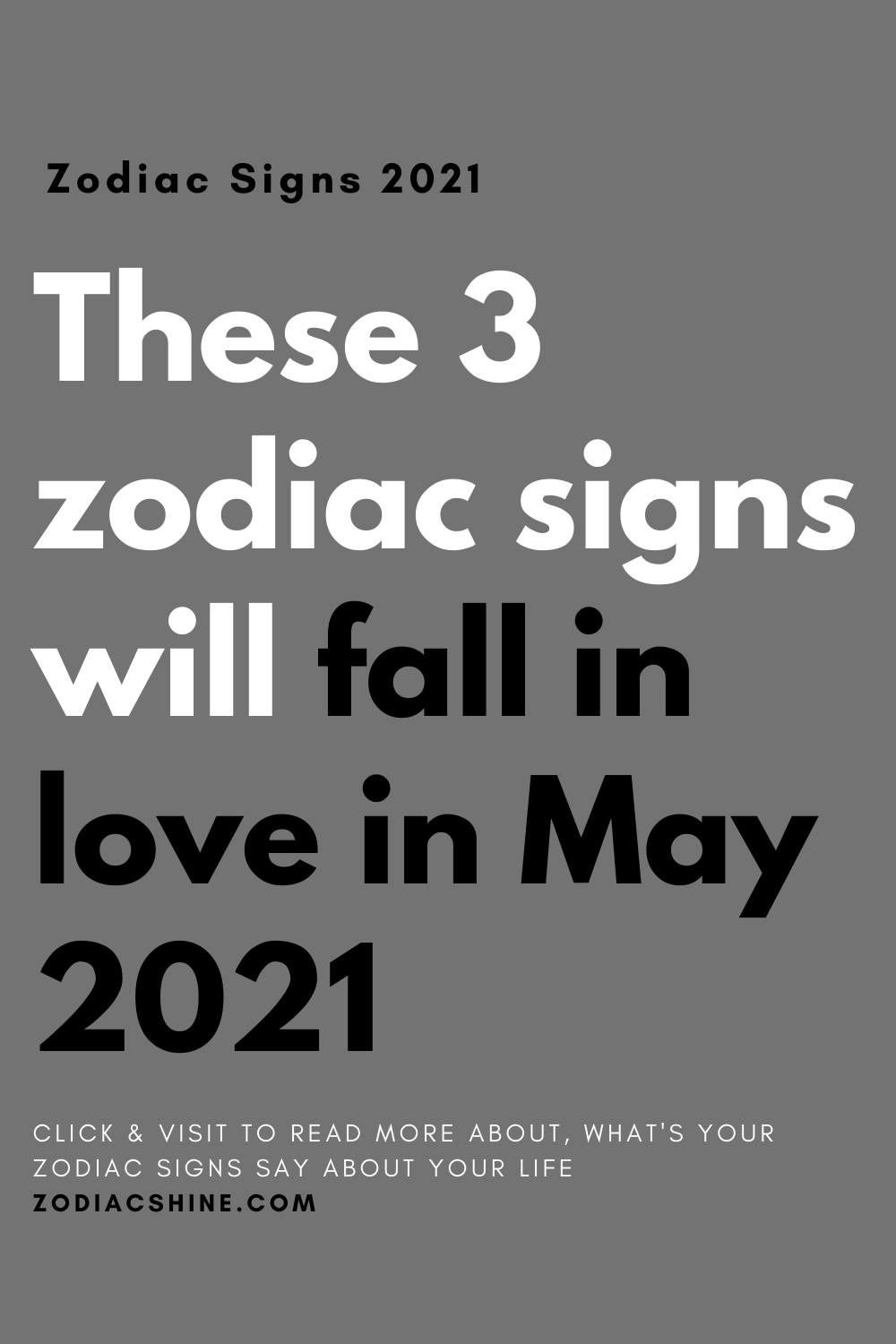 These 3 zodiac signs will fall in love in May 2021