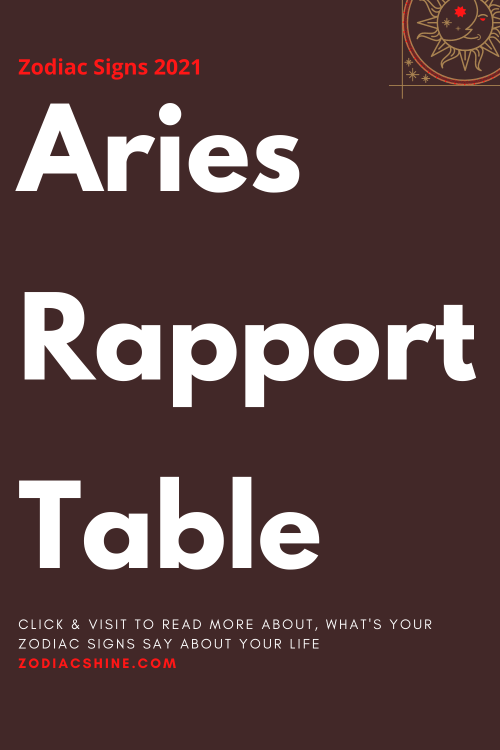 Aries Rapport Table