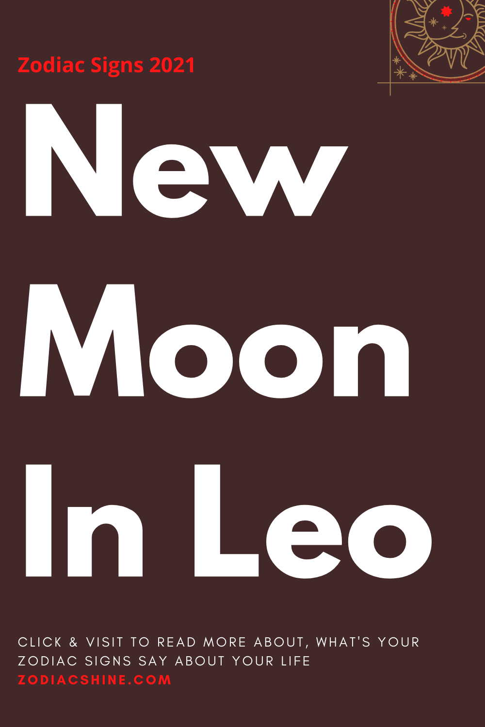 New Moon In Leo