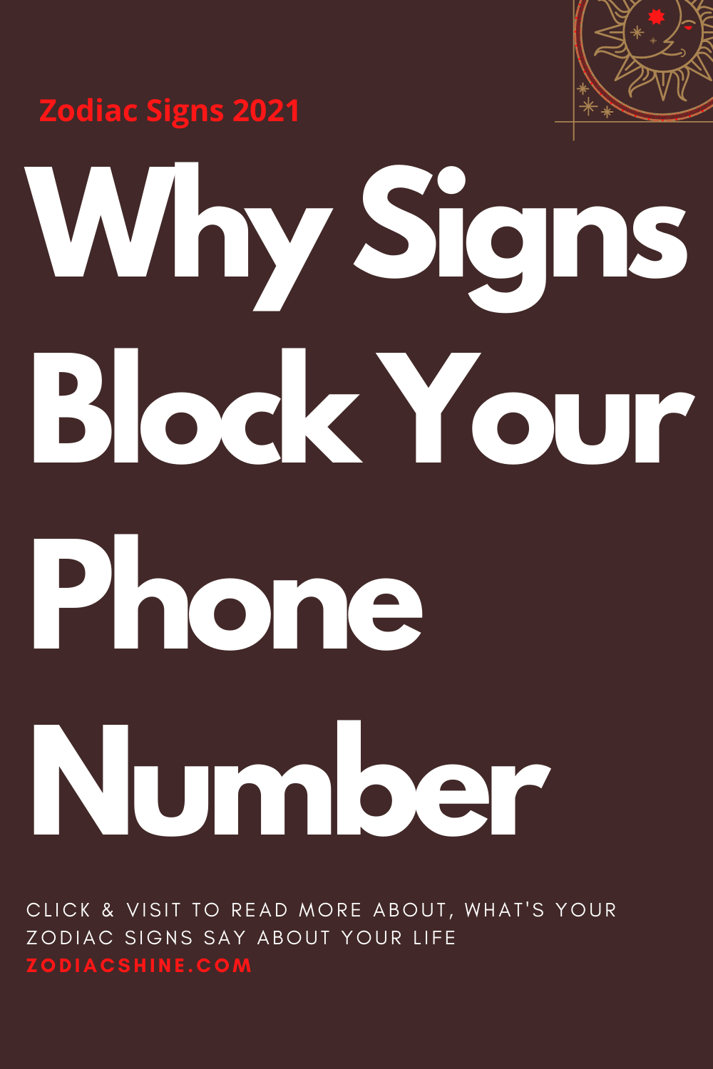 Why Signs Block Your Phone Number