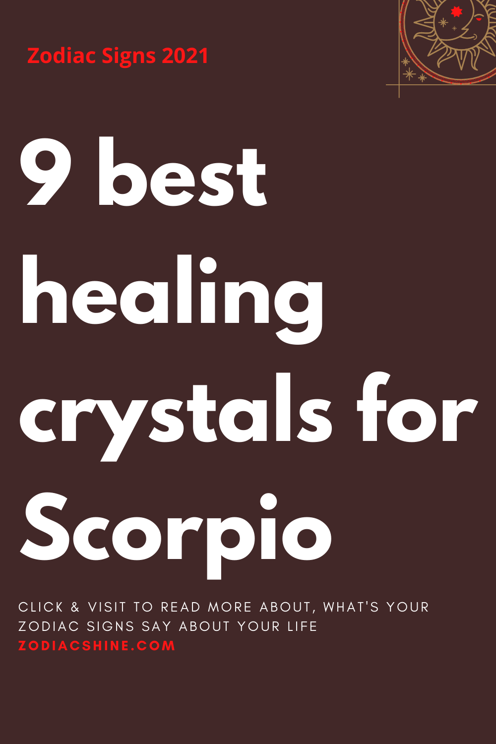 9 best healing crystals for Scorpio