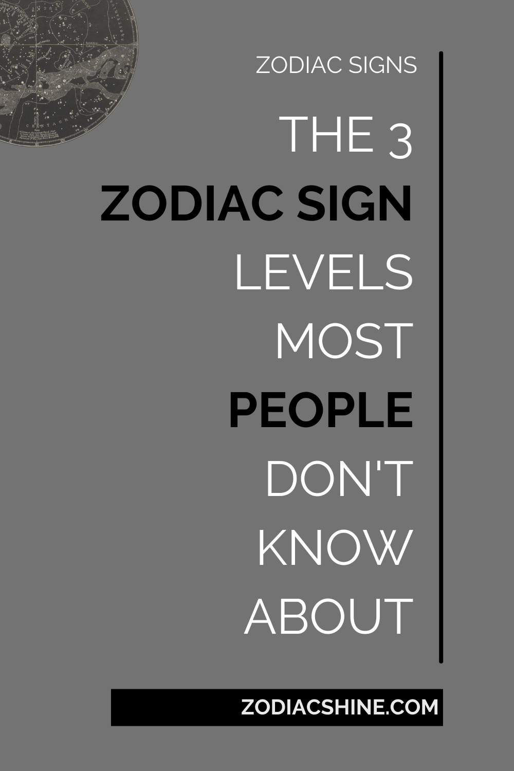 The 3 Zodiac Sign Levels Most People Don't Know About