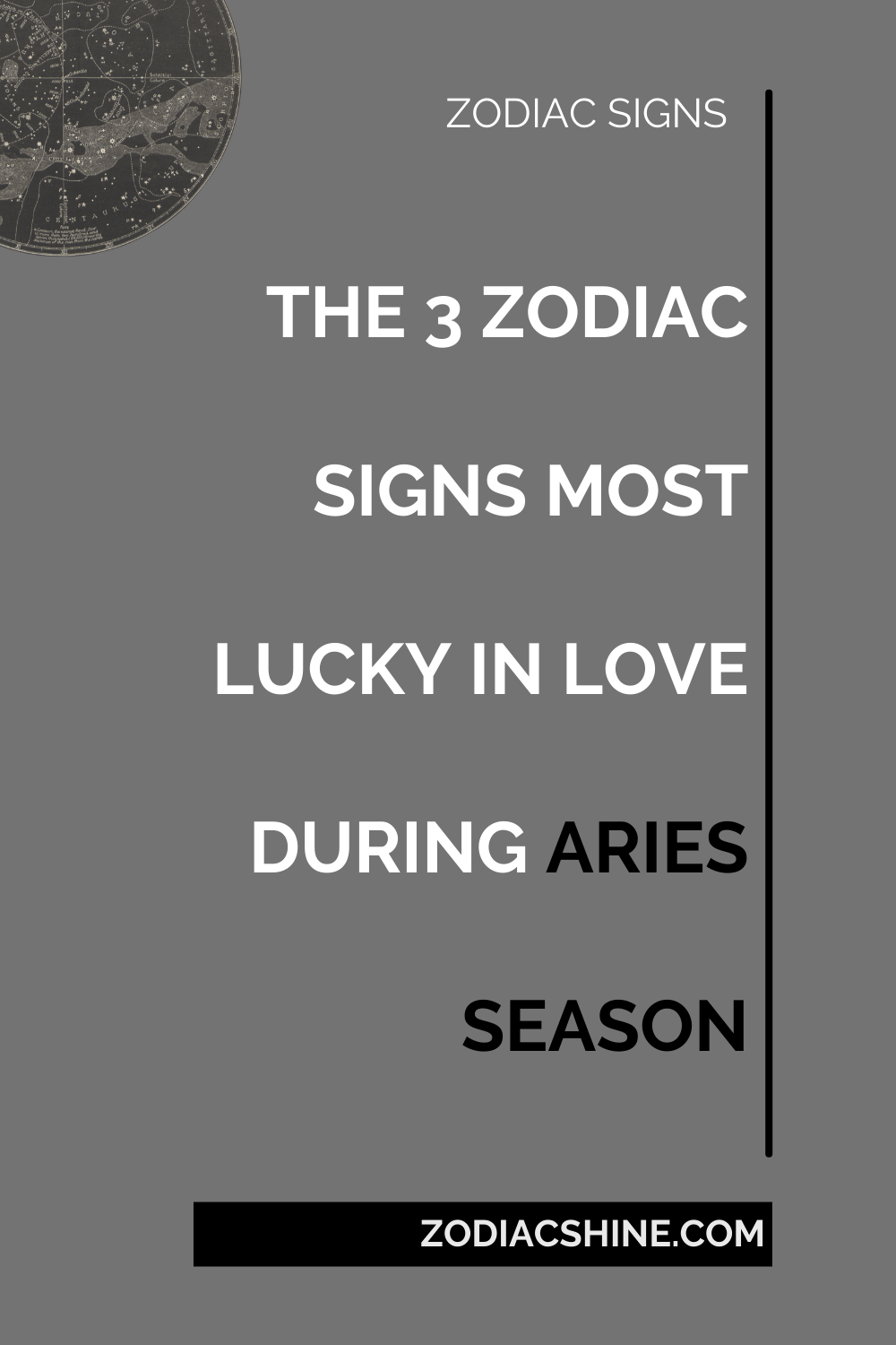 THE 3 ZODIAC SIGNS MOST LUCKY IN LOVE DURING ARIES SEASON