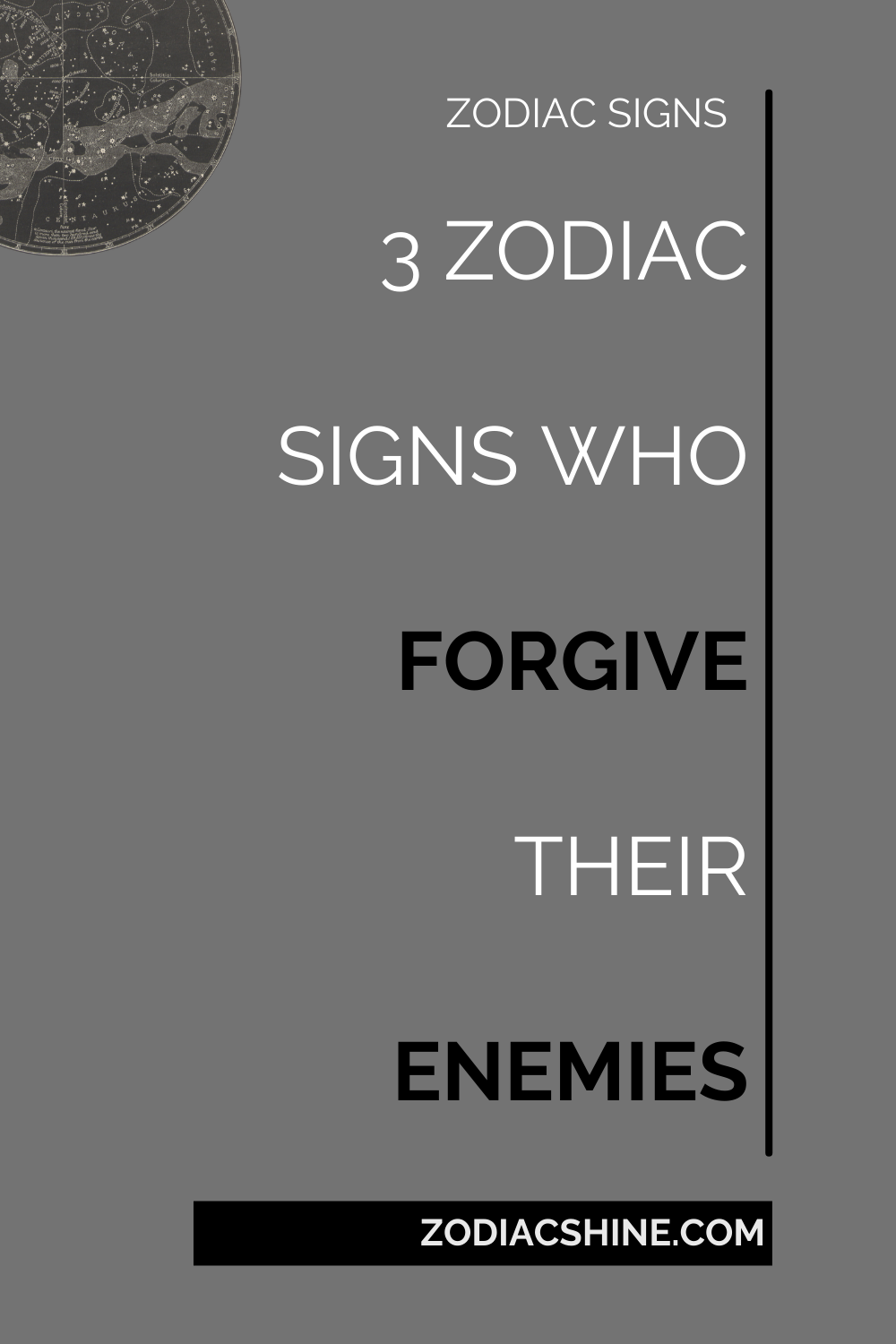 3 ZODIAC SIGNS WHO FORGIVE THEIR ENEMIES