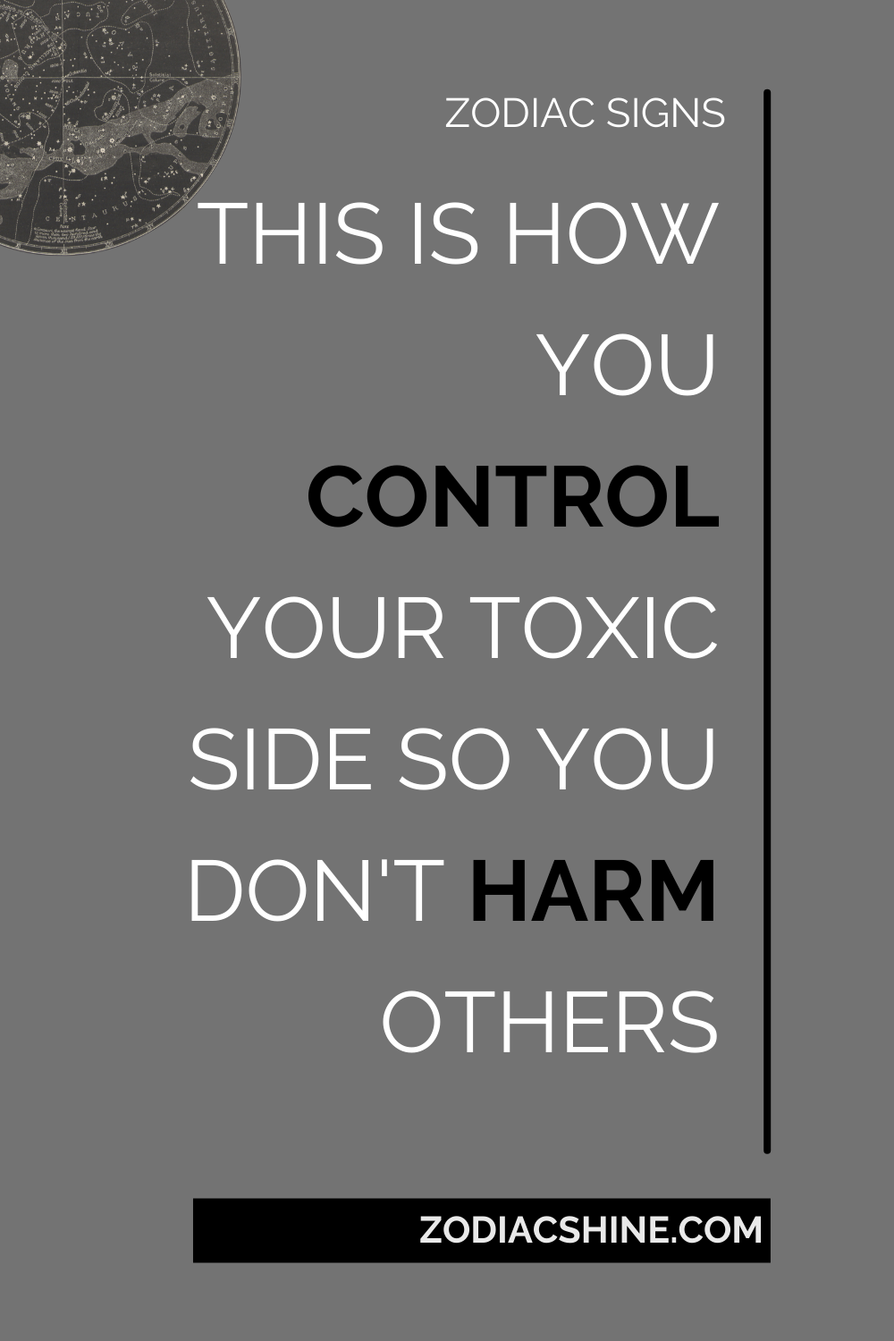 THIS IS HOW YOU CONTROL YOUR TOXIC SIDE SO YOU DON'T HARM OTHERS