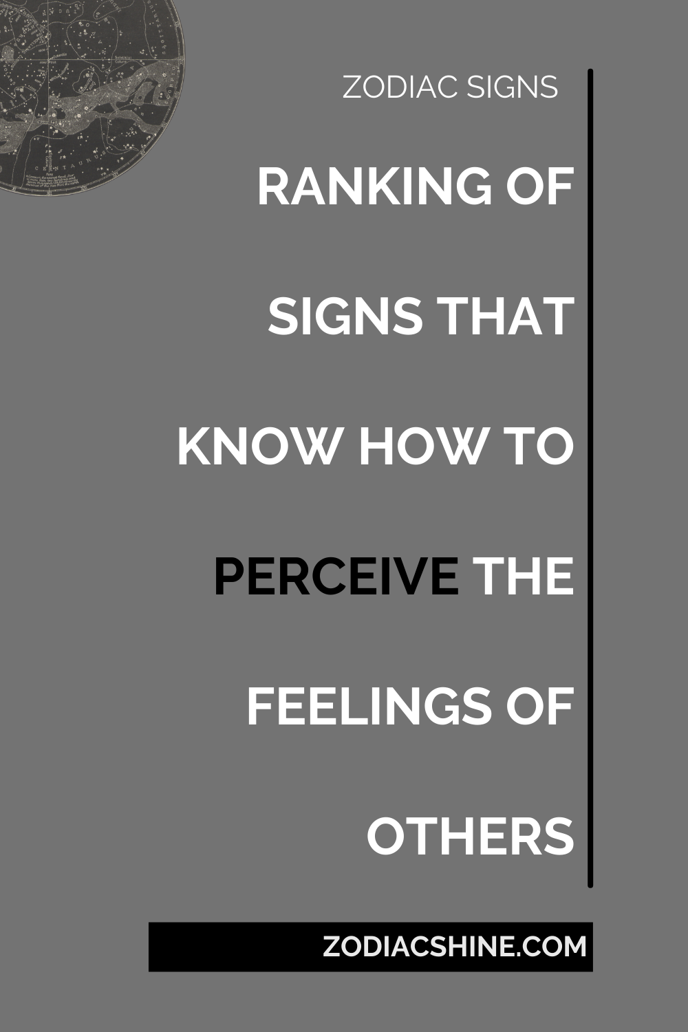 RANKING OF SIGNS THAT KNOW HOW TO PERCEIVE THE FEELINGS OF OTHERS