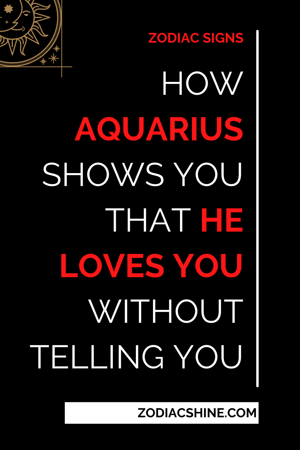 How Aquarius Shows You That He Loves You Without Telling You