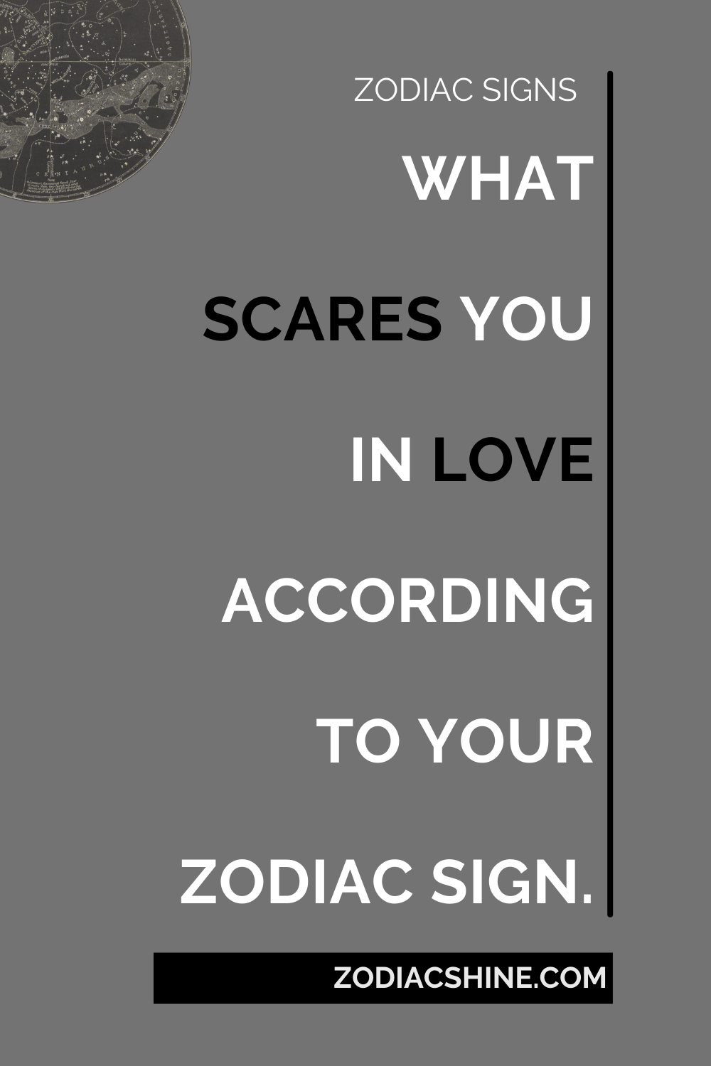 WHAT SCARES YOU IN LOVE ACCORDING TO YOUR ZODIAC SIGN.