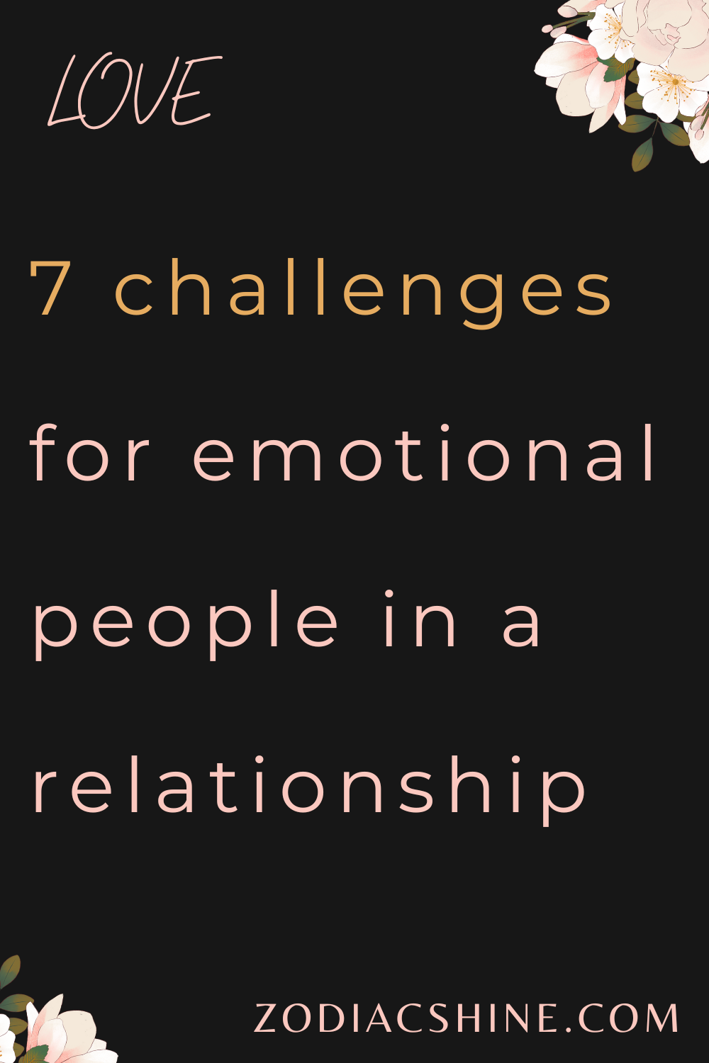 7 challenges for emotional people in a relationship
