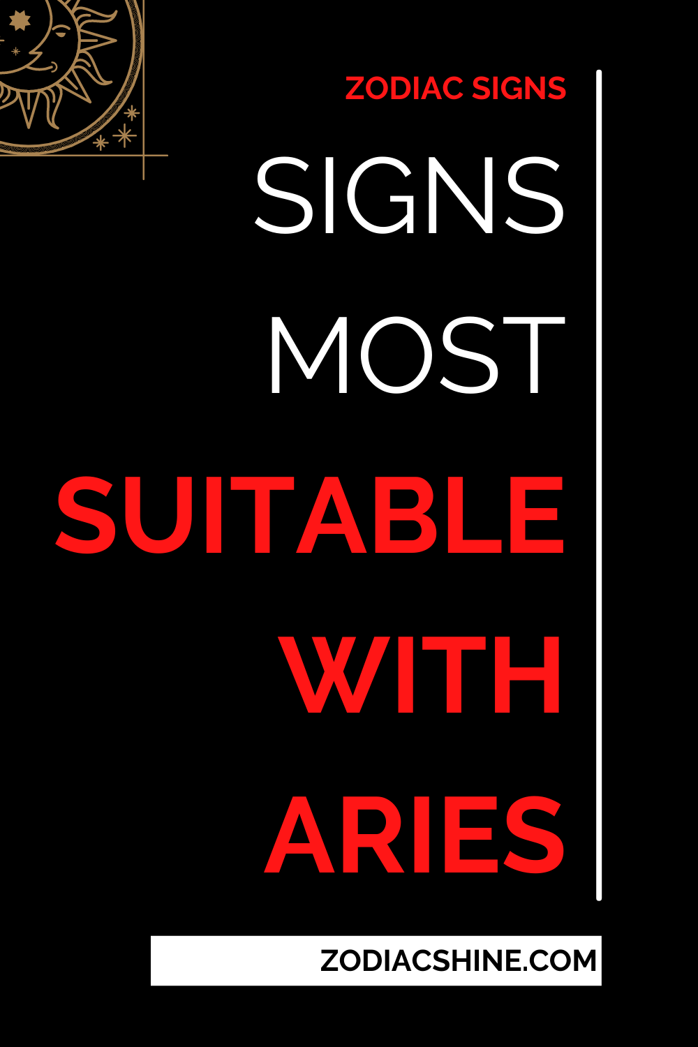 Signs Most Suitable With Aries
