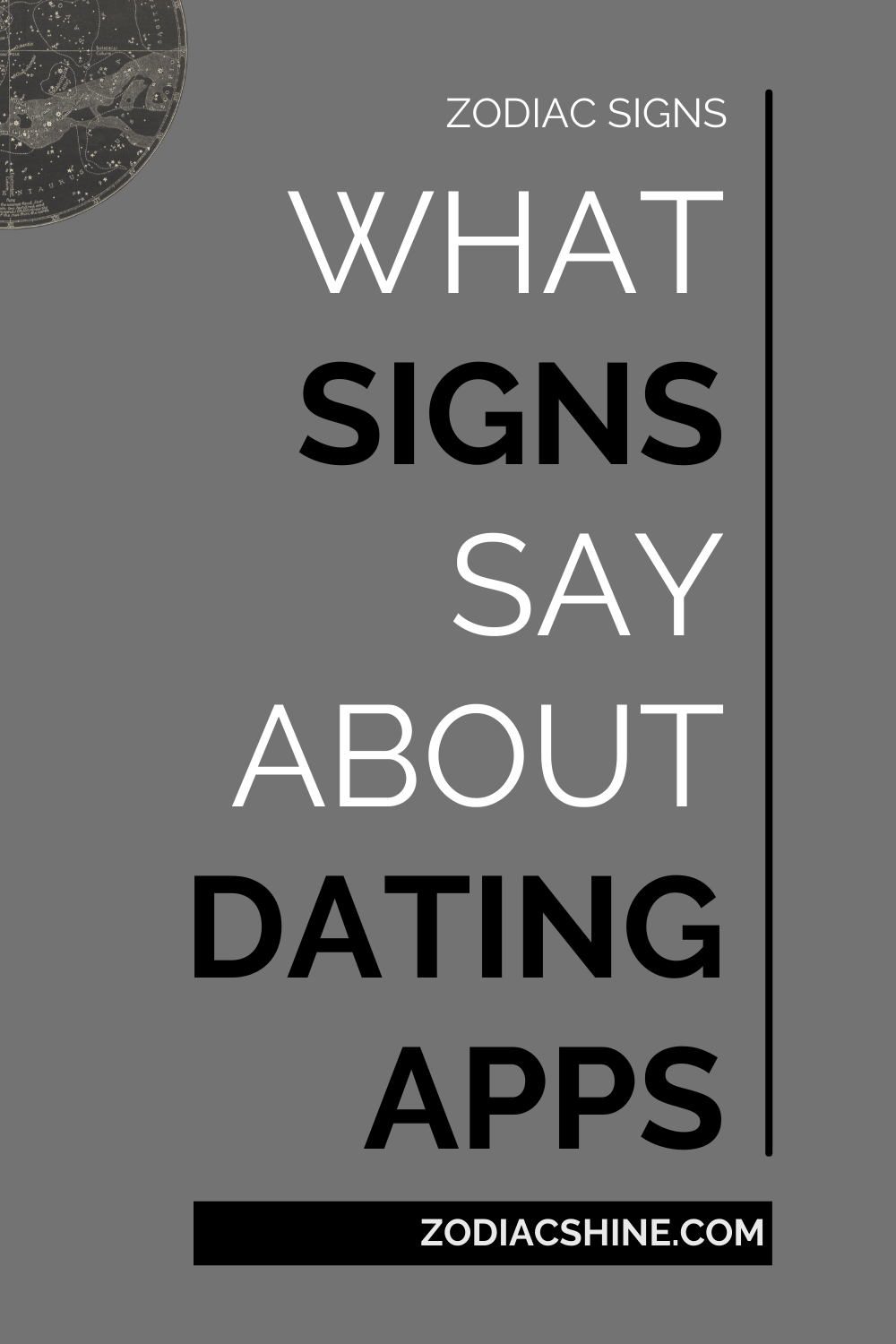 What Signs Say About Dating Apps