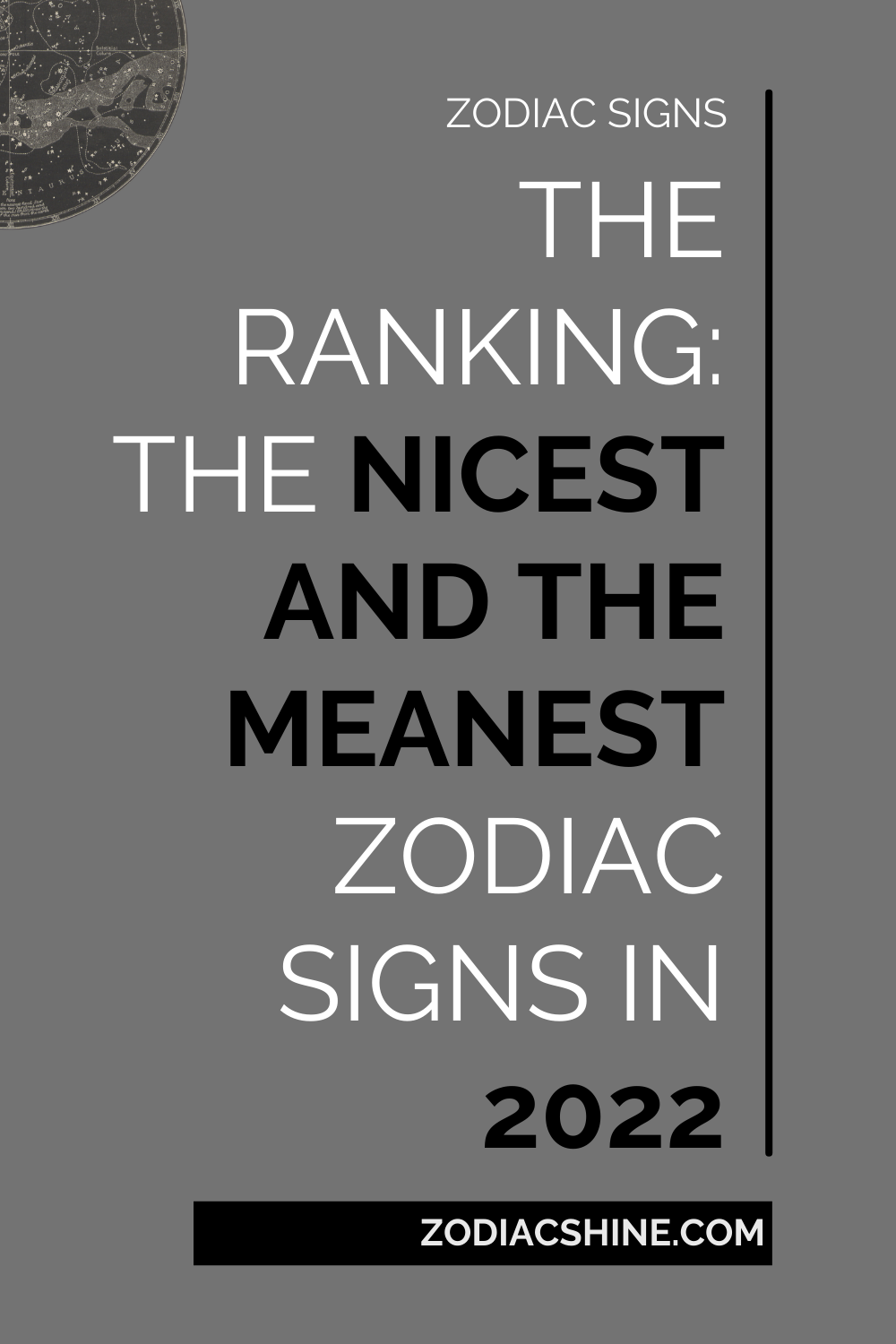 The Ranking: The Nicest And The Meanest Zodiac Signs In 2022
