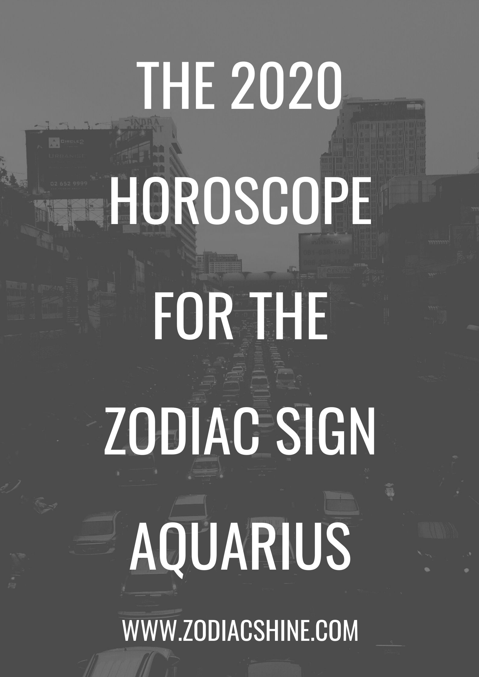 The 2020 horoscope for the zodiac sign Aquarius - Zodiac Shine