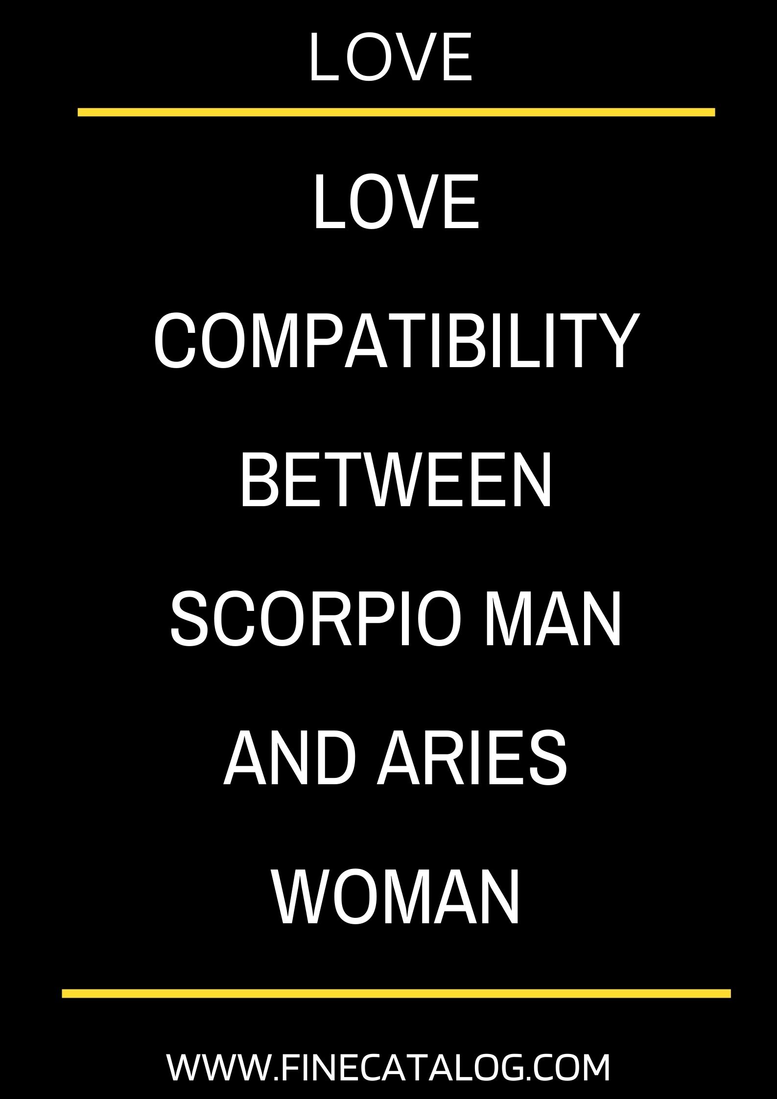 LOVE COMPATIBILITY BETWEEN SCORPIO MAN AND ARIES WOMAN - Zodiac Shine