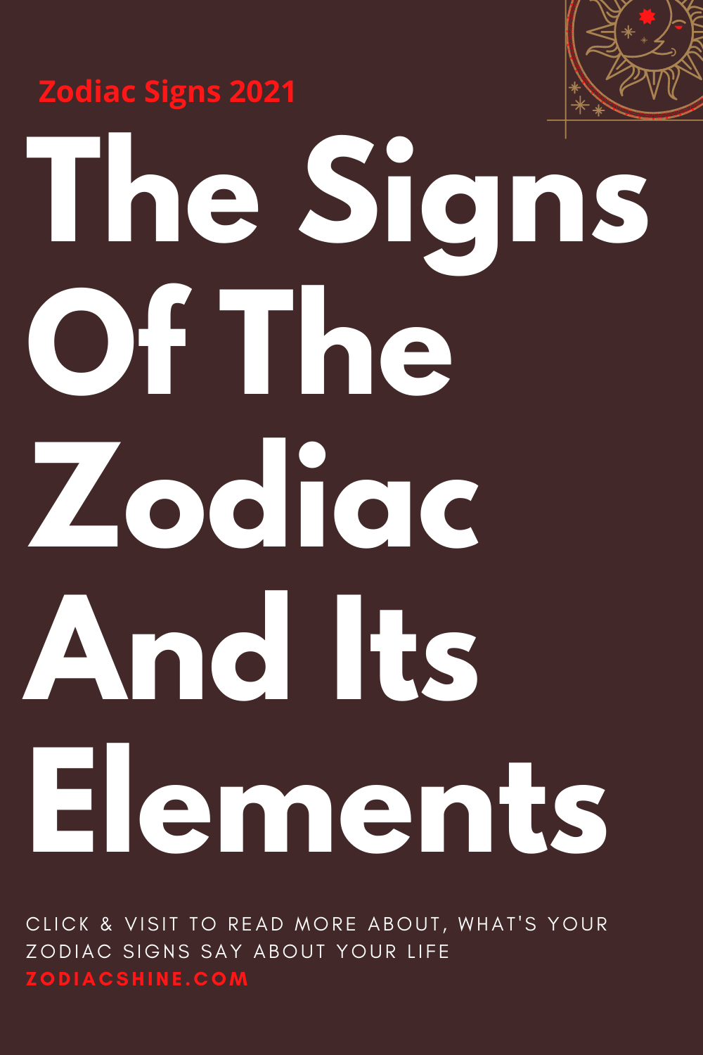 The Signs Of The Zodiac And Its Elements