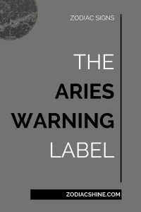 The Aries Warning Label