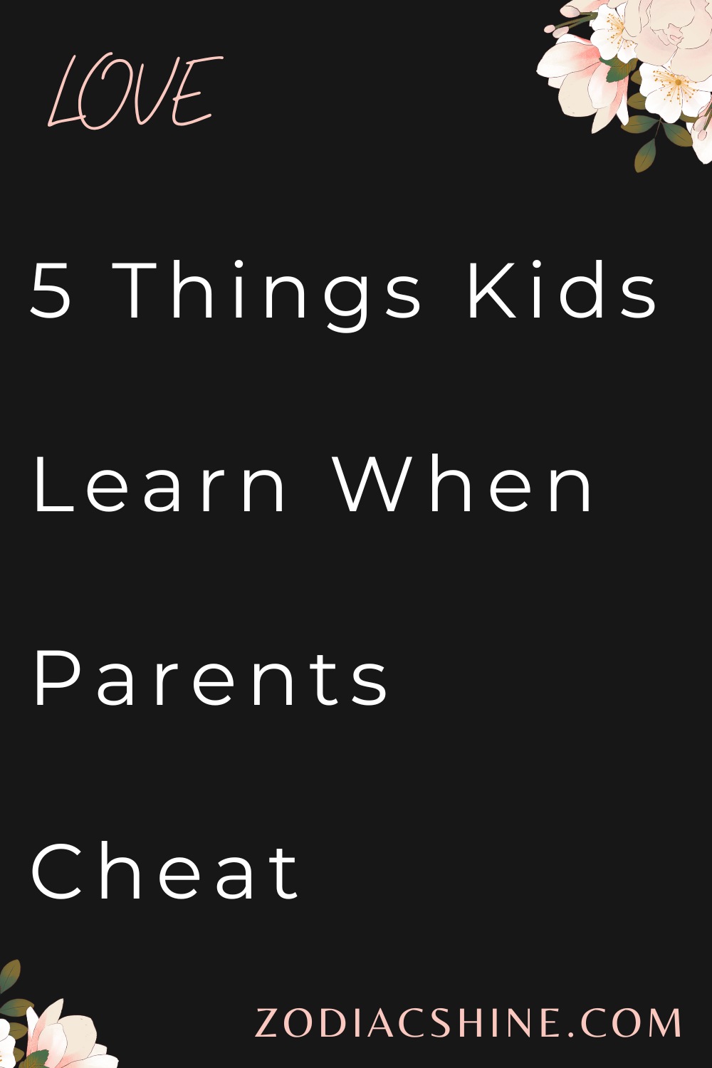 5 Things Kids Learn When Parents Cheat